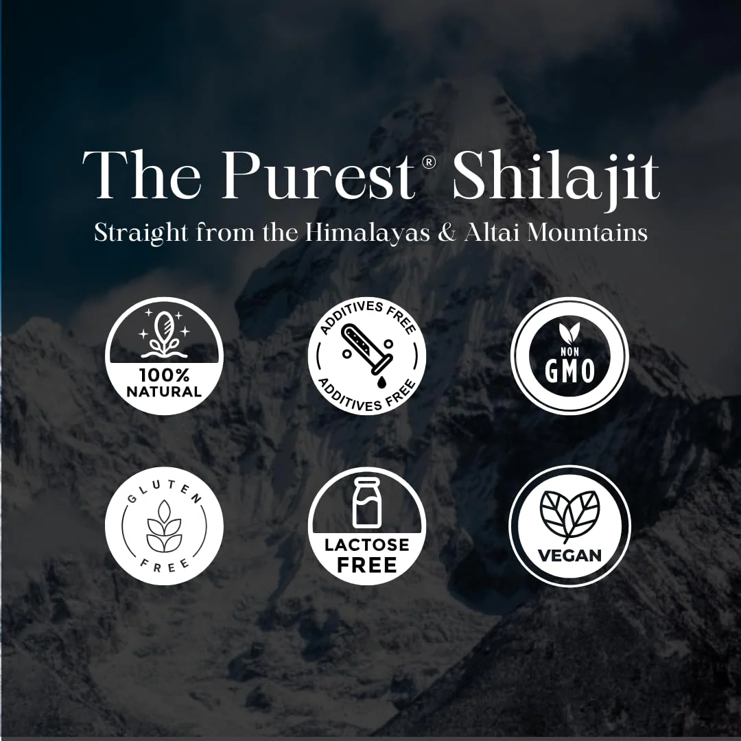 Pure Himalayan Shilajit, High Nutritional Potency, Grade A Shilajit Resin with 85+ Plant-Derived Trace Minerals and Fulvic Acid, Energy & Immune Suport for Men and Women, 3rd Party US Lab Tested (30g) - Image 3