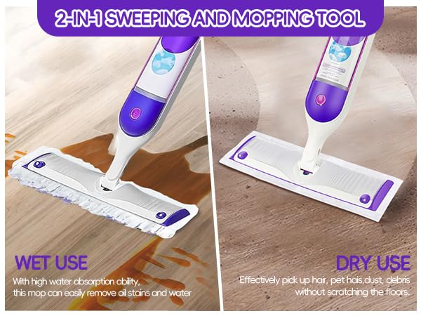 Pure Realm 32 Count Disposable Power mop Refills for Swiffer Power Mop Multi-Surface and PowerMop Wood , Unscented Powermop Clean Replacement Mopping Pad - Image 5