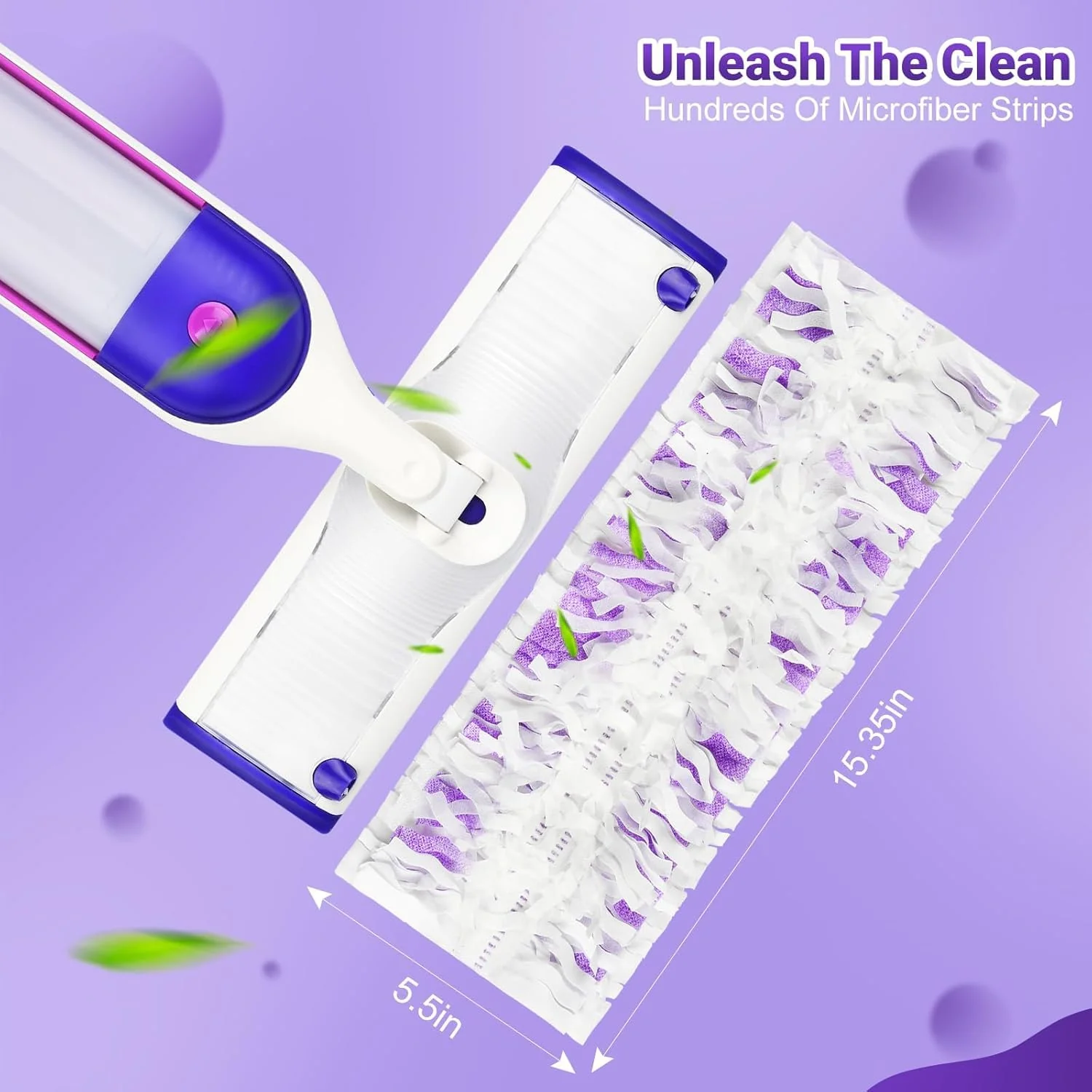 Pure Realm 32 Count Disposable Power mop Refills for Swiffer Power Mop Multi-Surface and PowerMop Wood , Unscented Powermop Clean Replacement Mopping Pad - Image 6