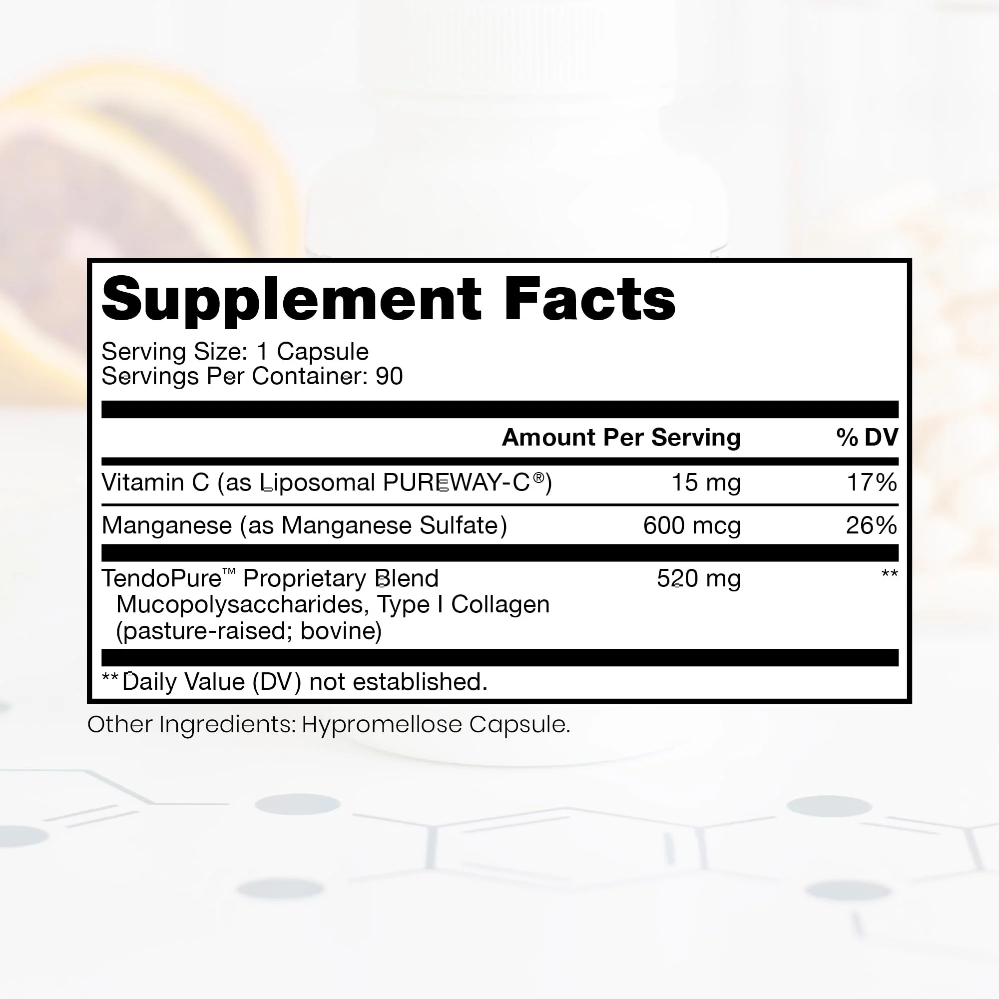 Pure Therapro Rx Acute Injury | Tendon & Ligament Support | Convenient Once a Day Clinical Dose | Supports Tendon Health, Movement & Physical Function | Pharm-Grade (90 Capsules) - Image 7