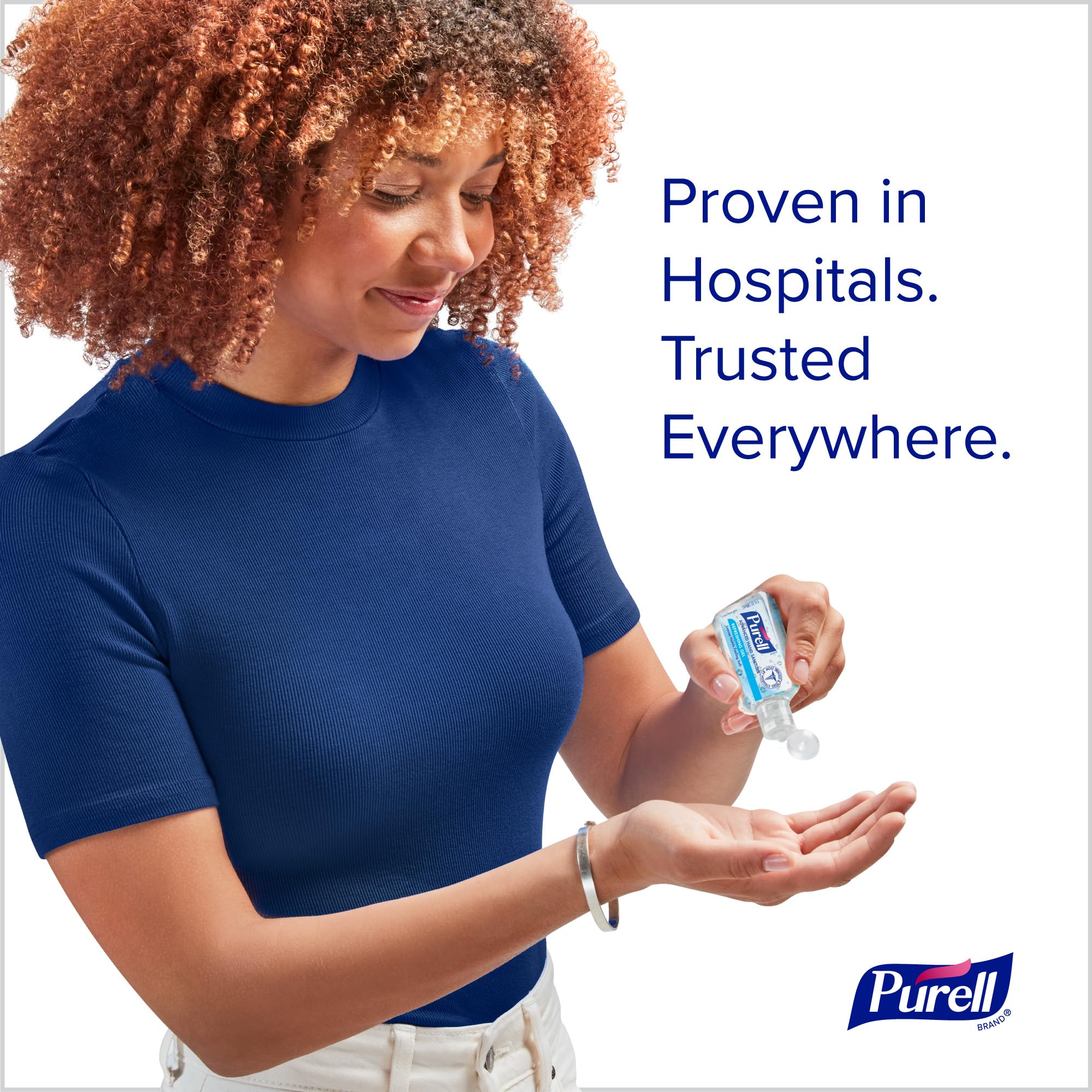 Purell Advanced Hand Sanitizer Refreshing Gel, Clean Scent, 1 fl oz Travel Size flip-Cap Bottle (Pack of 72) - 3901-72-CMR - Image 2