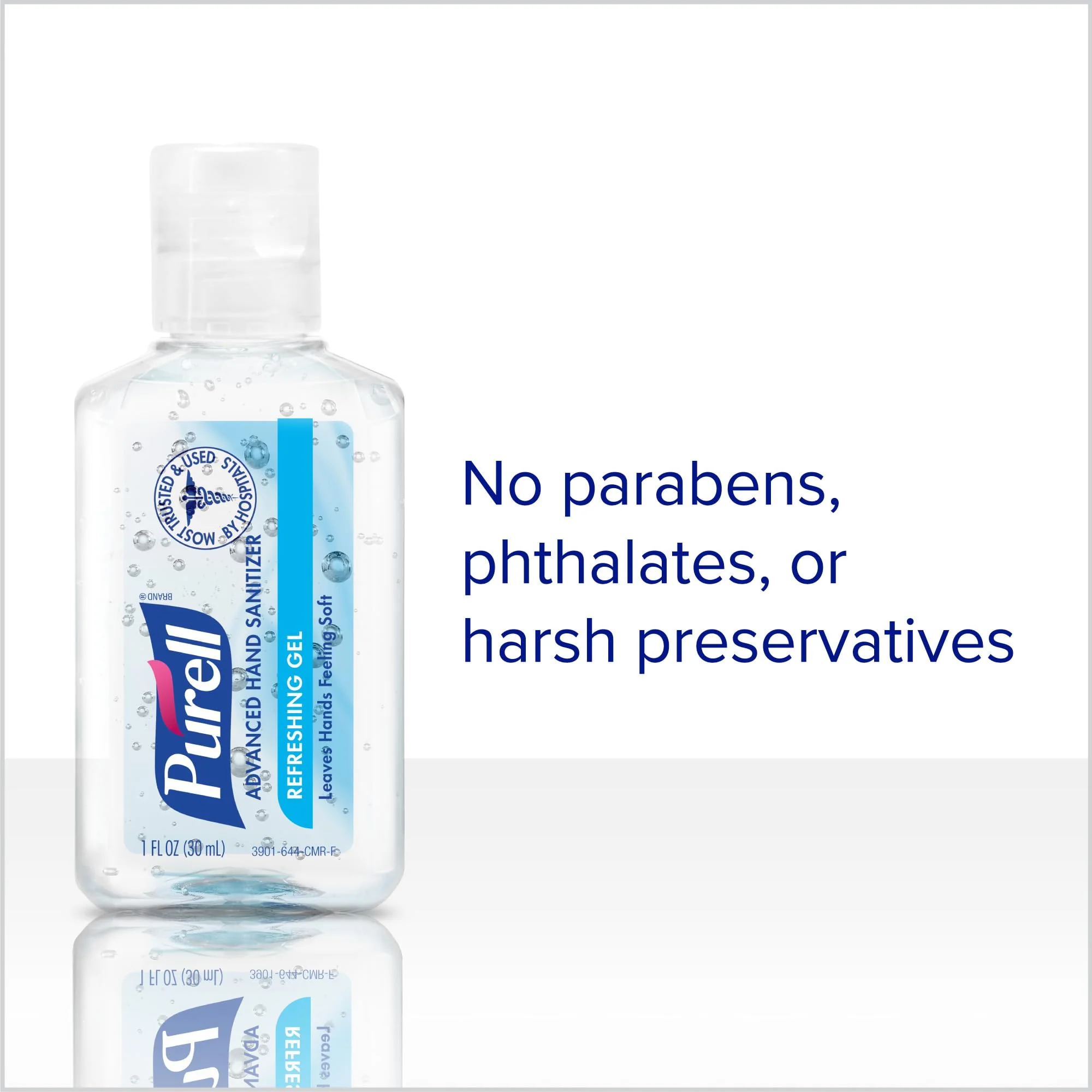 Purell Advanced Hand Sanitizer Refreshing Gel, Clean Scent, 1 fl oz Travel Size flip-Cap Bottle (Pack of 72) - 3901-72-CMR - Image 3