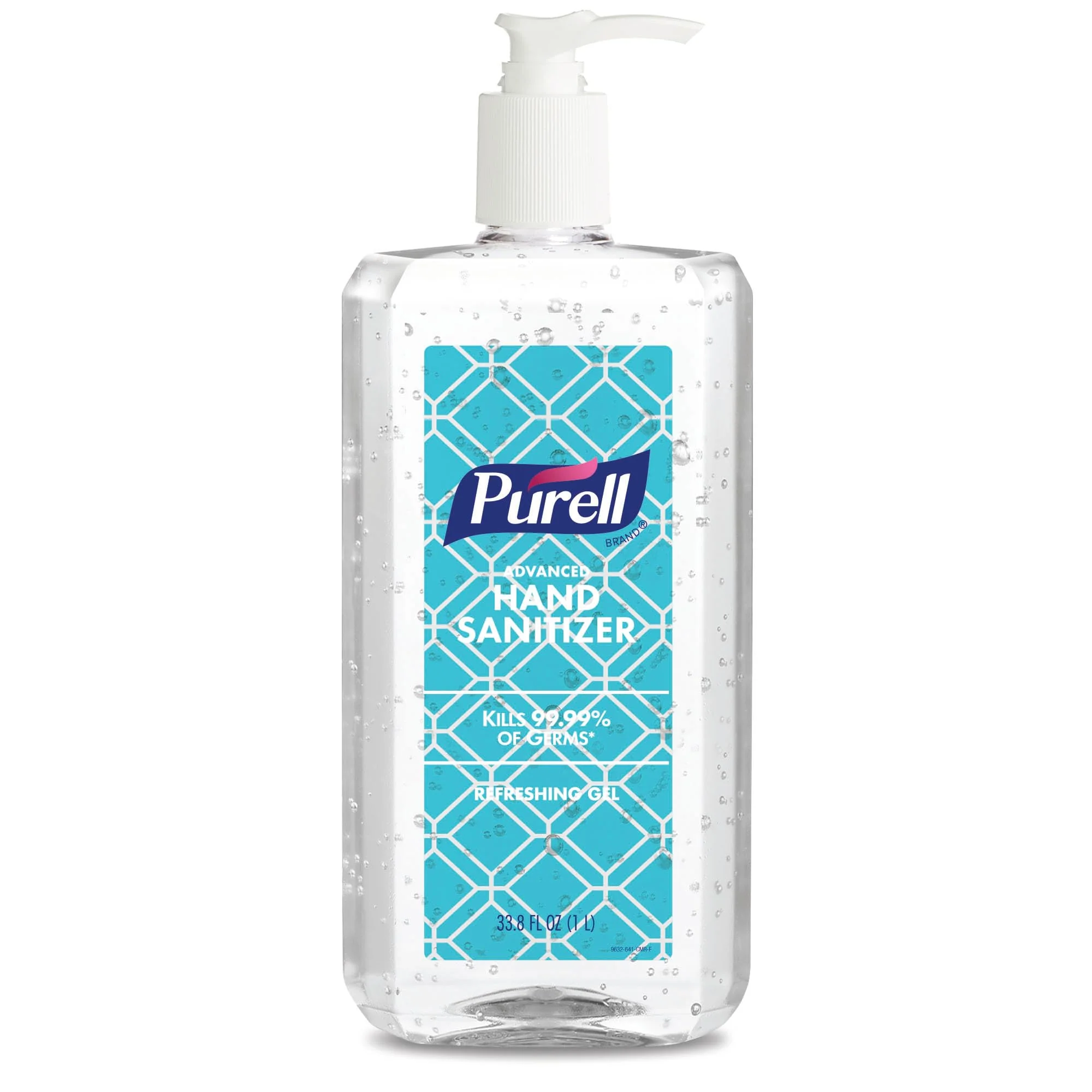 PURELL Advanced Hand Sanitizer Refreshing Gel, Clean Scent, 1 Liter Pump Bottle (Pack of 1) - 9632-04-CMR