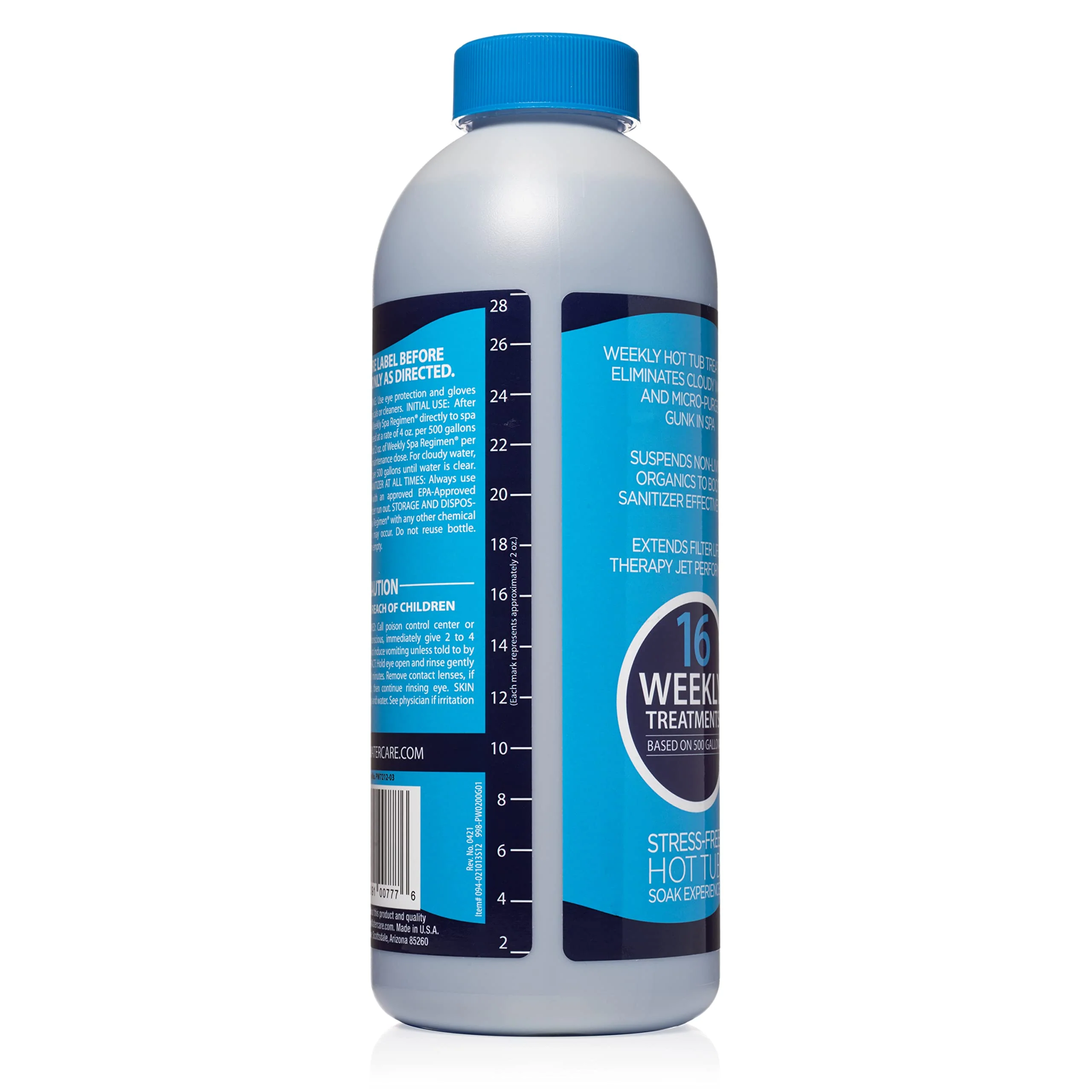 Purge Watercare 3in1 Weekly Hot Tub Cleaner & Cold Plunge Water Treatment - Cleaner, Clarifier, Enhancer - Standard & Inflatable Spa & Cold Plunge - Spa Chemicals Fresh Clean Water - Made in USA 32oz - Image 5