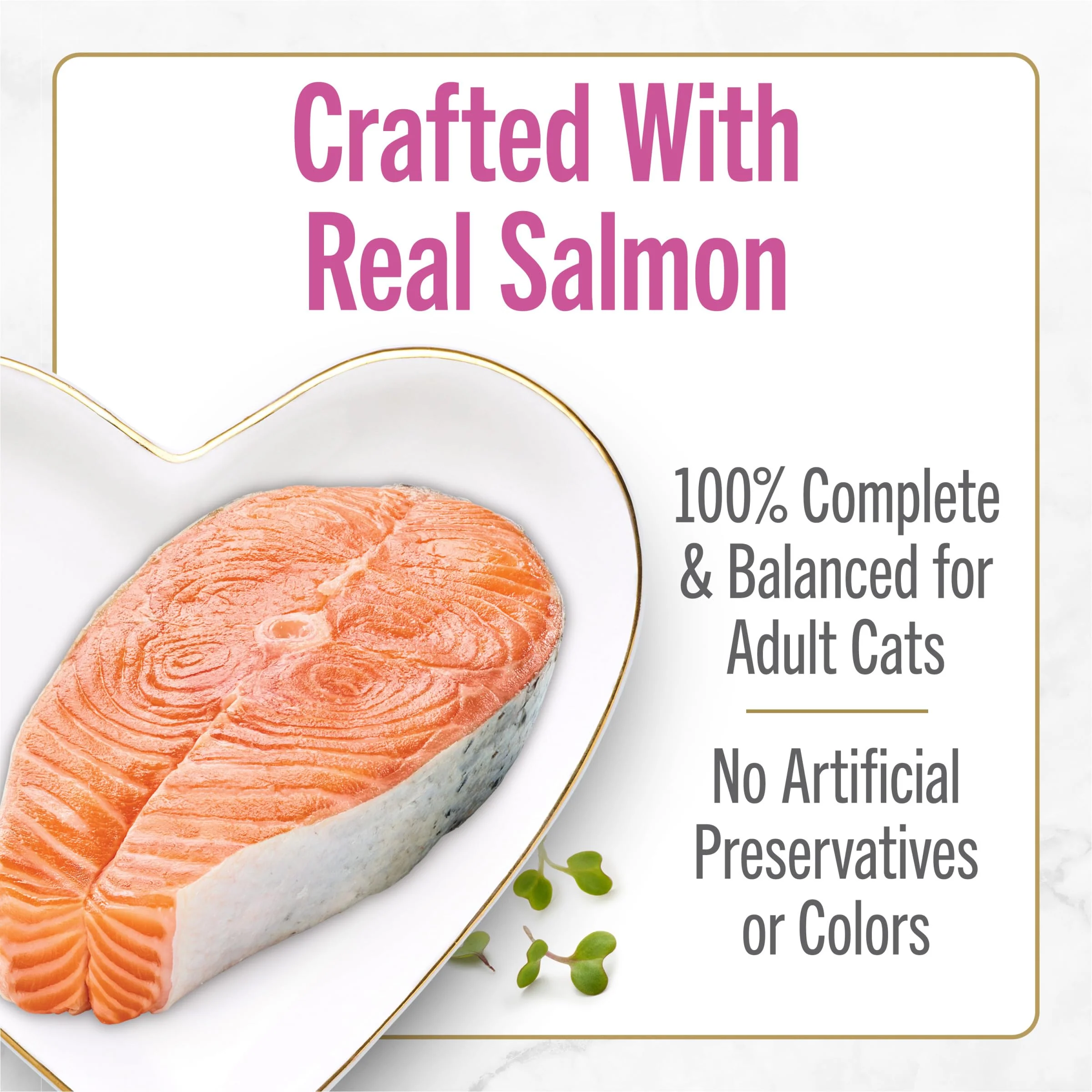 Purina Fancy Feast Petites Seared Salmon Entree With Spinach in Gravy Gourmet Wet Cat Food - (Pack of 12) 2.8 oz. Tubs - Image 10