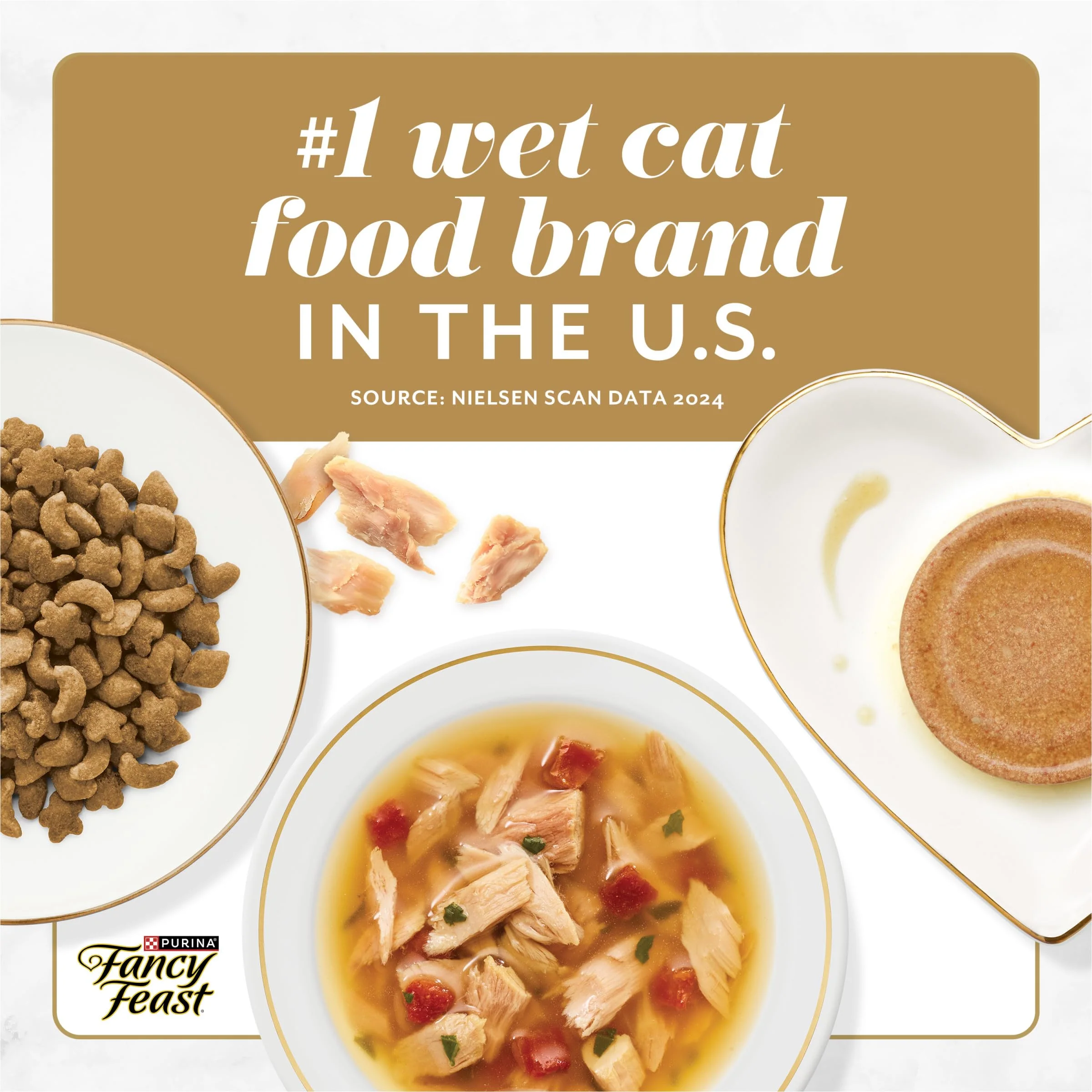 Purina Fancy Feast Petites Wild Alaskan Salmon Entrée Gourmet Wet Cat Food Pate - (Pack of 12) 2.8 oz. Tubs - Image 4