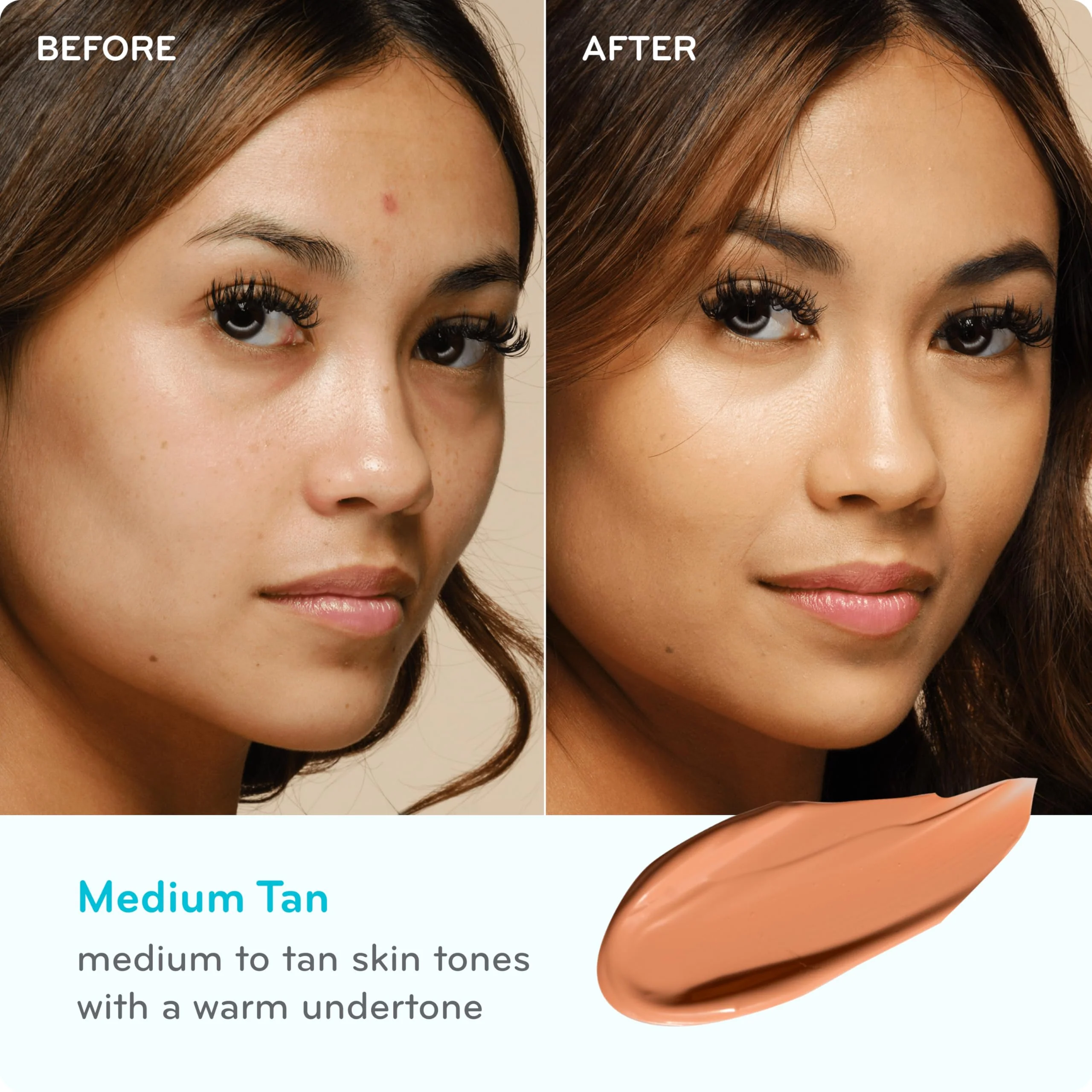 pūrlisse Perfect Glow BB Cream with SPF 30 - Matte Meets Dewy Finish - Enriched with Goji & Hawthorn Berry to Help Improve Skin Texture & Radiance - Medium Tan (1.4 oz) - Image 5