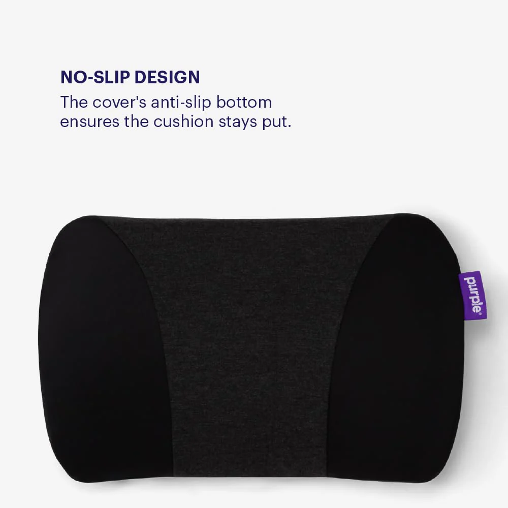 Purple Back Cushion | Pressure Reducing Grid Designed for Ultimate Comfort | Designed for Chairs, Gaming, and Travel | Made in The USA - Image 7
