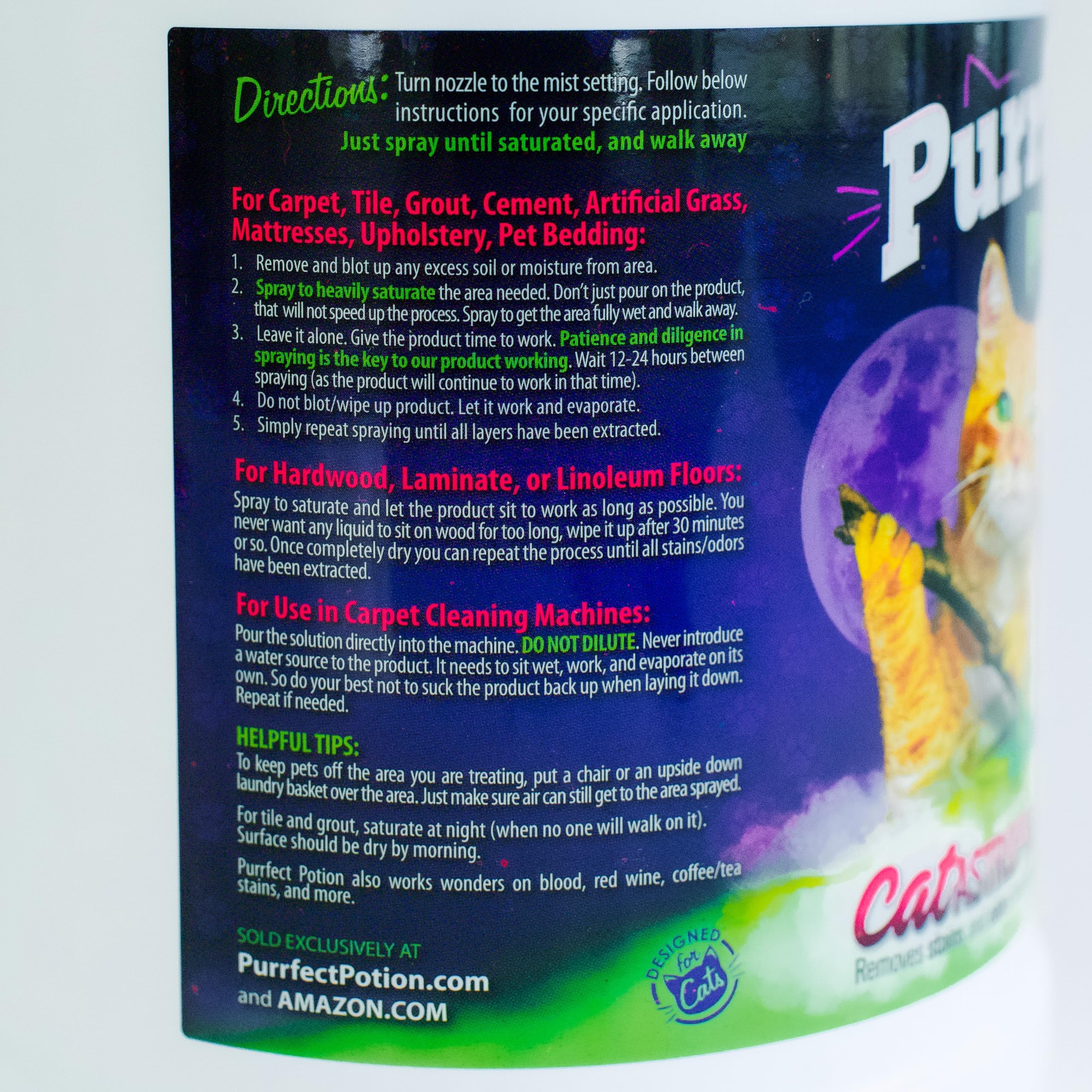 Purrfect Potion - CATastrophe Remover (Two Pack - 32oz Spray Bottles) - Image 4