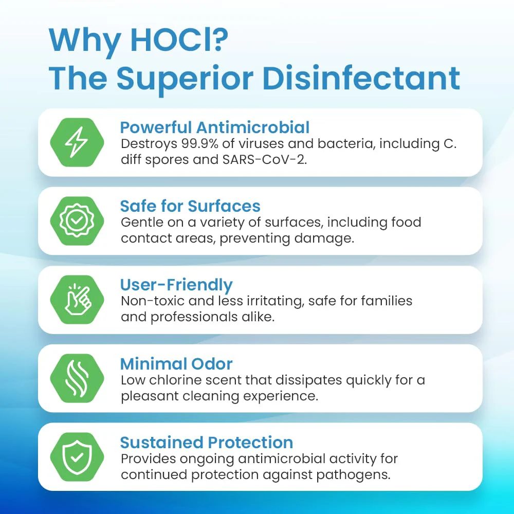 PurTabs Disinfectant Tablets, NSF D2 Certified Food Safe, Hypochlorous Acid Commercial Kitchen & Surface Sanitizer, Kills Norovirus & C. Diff Spores, EPA Registered, Pack of 6 - Image 7