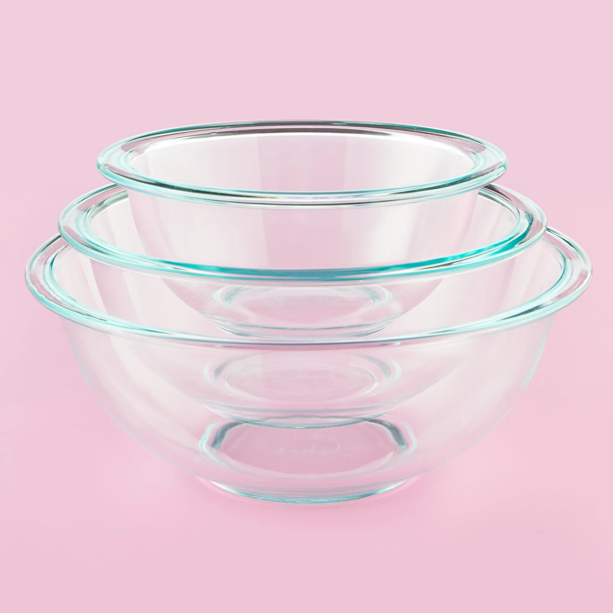 Pyrex Essentials (3-Piece) Glass Mixing Bowls Set For Prepping, Baking and Cooking, Preheated Oven, Dishwasher, Freezer, and Microwave Safe - Image 8