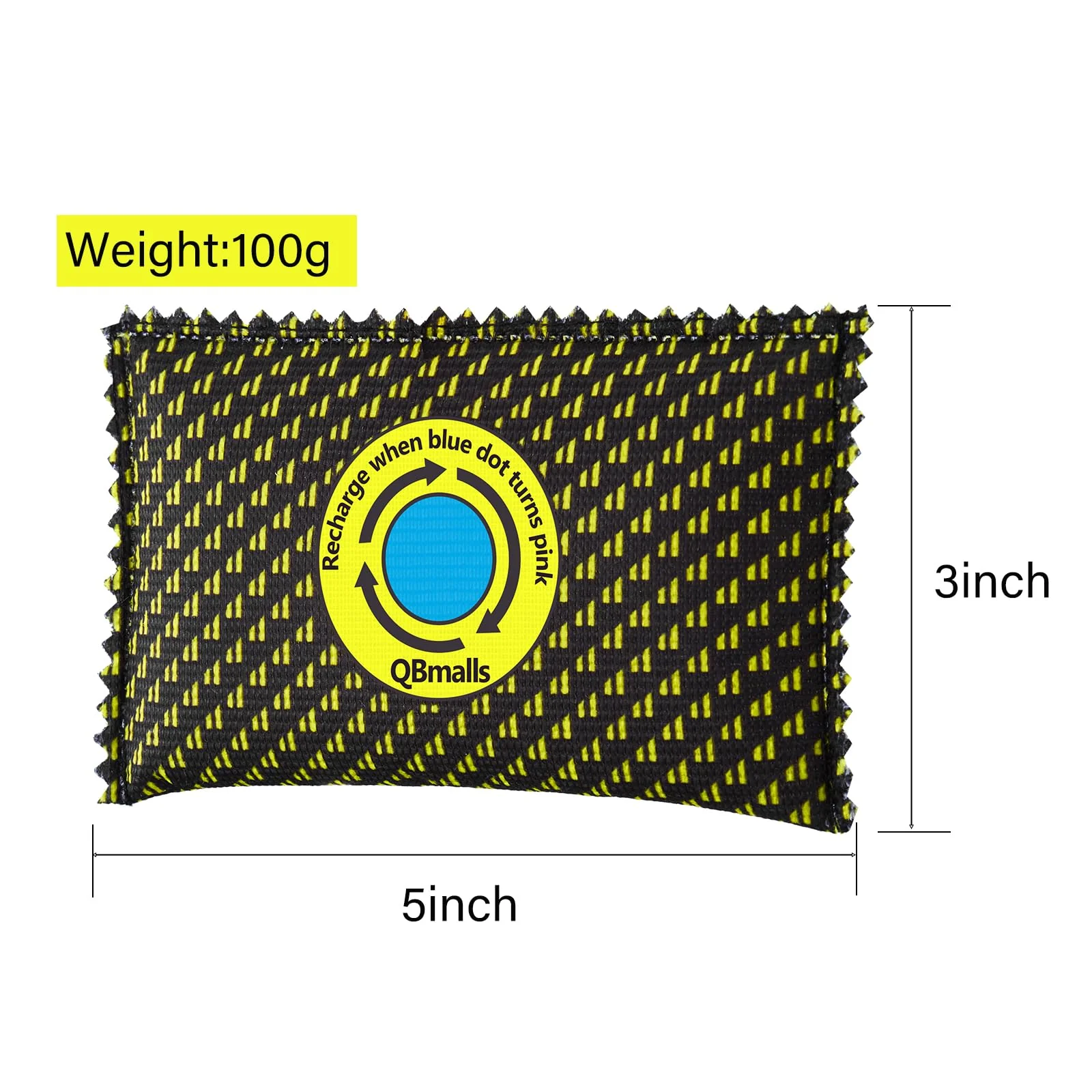 QBmalls 100g Rechargeable Desiccant Pack of 10,Moisture Absorber for Storage Bins,Gun Safes,camper and Cars,Desiccant Dehumidifier for Closets,Drawer,Luggage and Small Spaces - Image 7