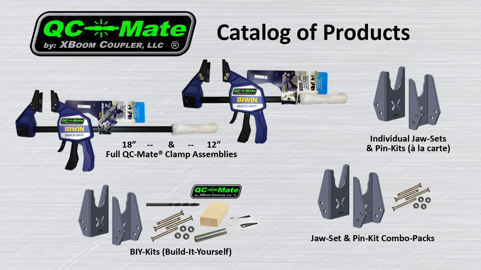 QC-Mate by XBoom Coupler (7/8” Uni-Jaw Set, 12” QC-Mate Clamp) - Image 6