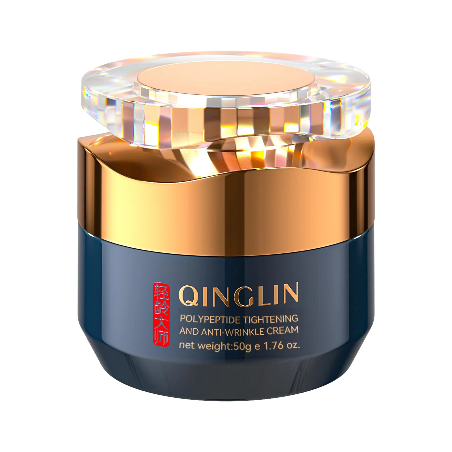 QINGLIN Polypeptide Tightening Anti-Wrinkle Cream, Firming and Smoothing Face Moisturizer, Lift & Hydrate Full Face for Youthful Skin, 1.76 oz
