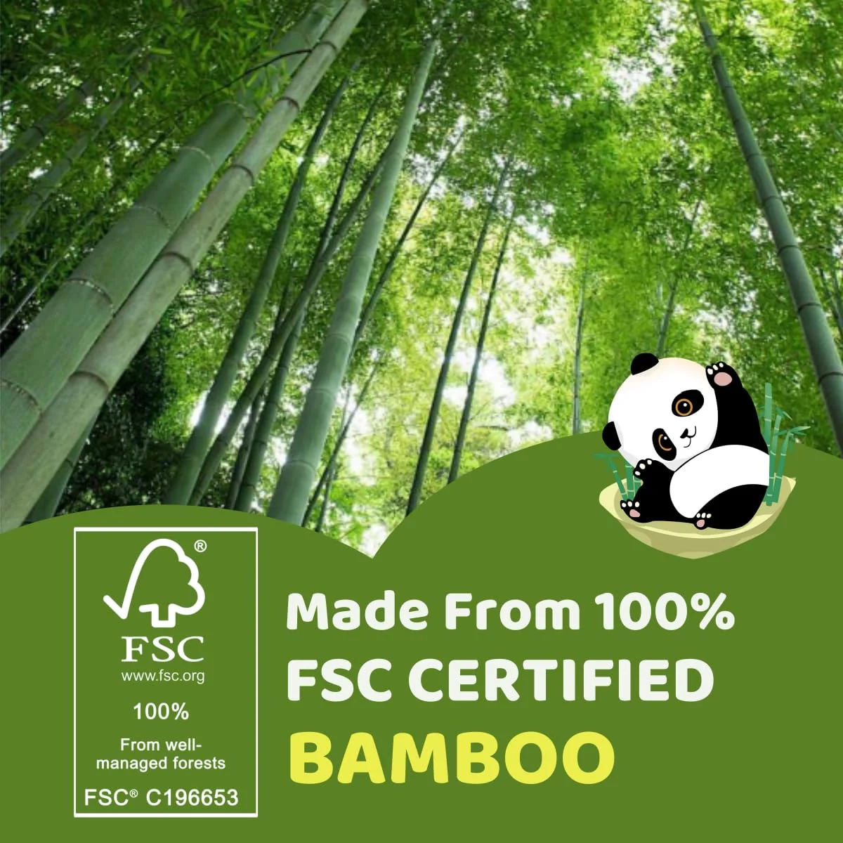 QingYa Unbleached Bamboo Facial Tissues - 12 Boxes of 100% Natural, Hypoallergenic, 134 Sheets per Box, FSC Certified, Eco - Friendly, Ultra - Soft & Gentle for Everyday Home and Office Use - Image 3