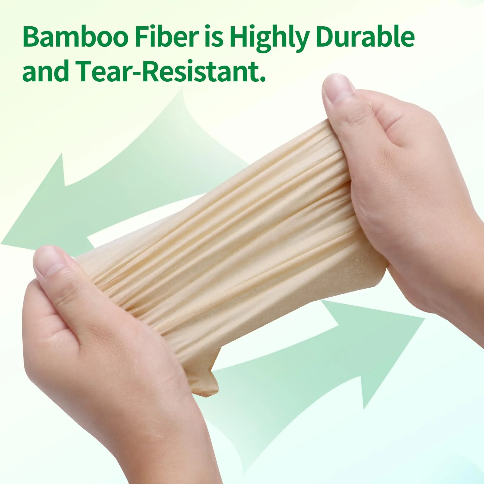 QingYa Unbleached Bamboo Facial Tissues - 12 Boxes of 100% Natural, Hypoallergenic, 134 Sheets per Box, FSC Certified, Eco - Friendly, Ultra - Soft & Gentle for Everyday Home and Office Use - Image 4