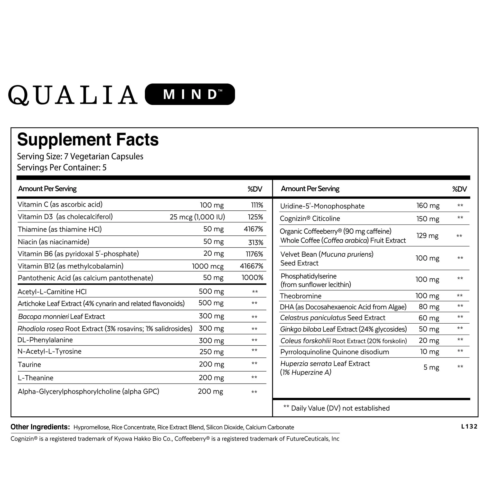 Qualia Mind — Beat Brain Fog | Doctor-Formulated Premium Brain Nourishment | Fuel Focus, Drive & Energy | 32 Ingredients Including Lion’s Mane, Smartseed™️, Cognizin™️, Ginkgo & More| 2 Week Supply* - Image 5