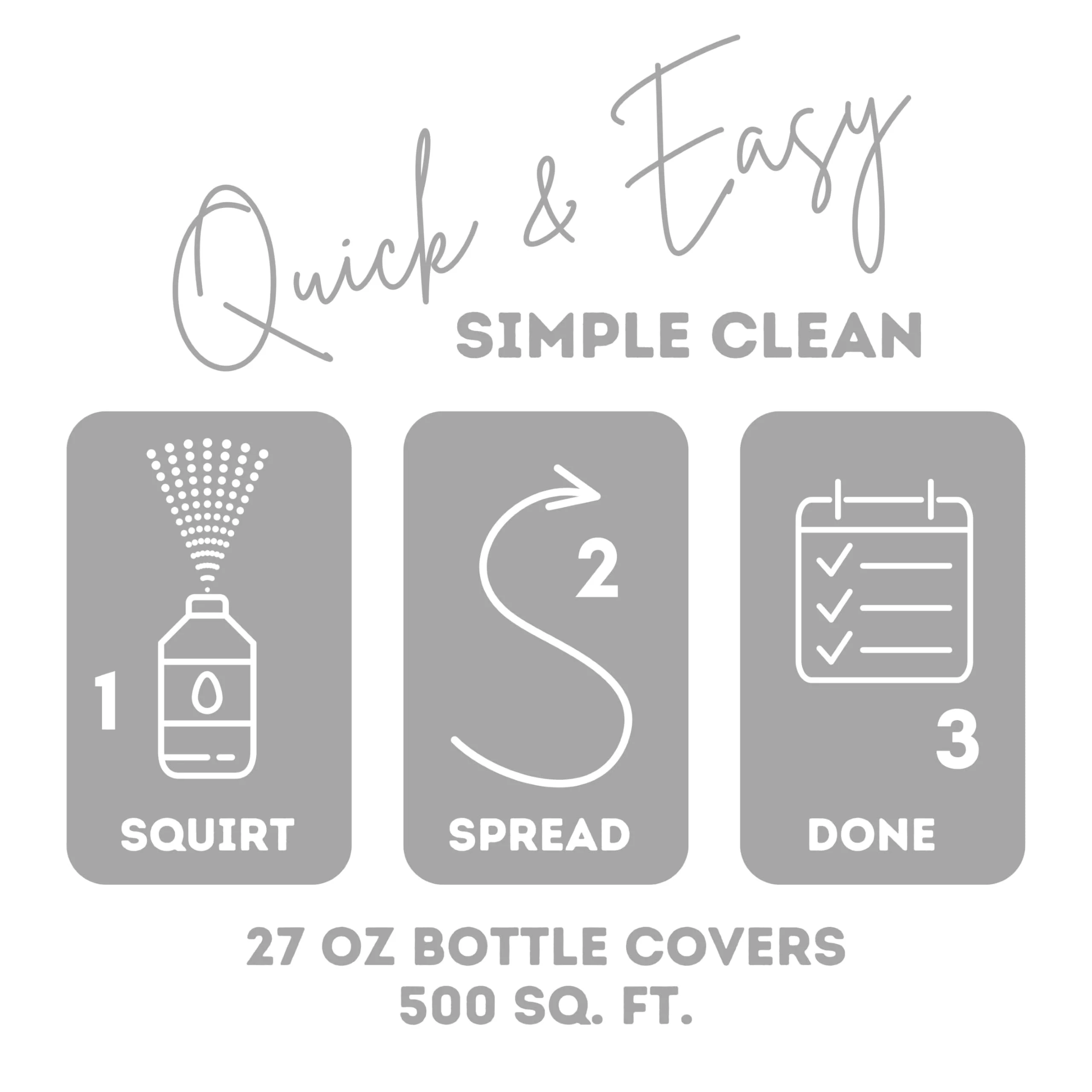 Quick Shine Hardwood Floor Cleaner 27oz, 2Pk| Use in Spray & Vac Mops| Removes Dirt & Scuff Marks| Ready-to-Use, Streak Free, No Rinse| Safer Choice Cleaner| Perfect for Gentle and Effective Cleaning - Image 12