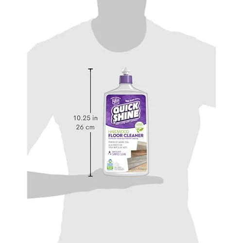 Quick Shine Hardwood Floor Cleaner 27oz, 2Pk| Use in Spray & Vac Mops| Removes Dirt & Scuff Marks| Ready-to-Use, Streak Free, No Rinse| Safer Choice Cleaner| Perfect for Gentle and Effective Cleaning - Image 3