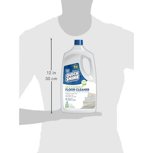 Quick Shine Multi Surface Floor Cleaner 64oz, Ready to Use-Streak Free-No Rinse, Use on Hardwood, Laminate, Luxury Vinyl Plank & Stone, Use in Spray Mops & Vac Mops, Safer Choice Cleaner - Image 3