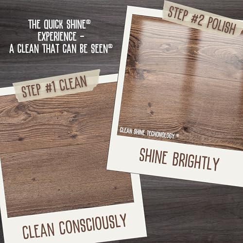 Quick Shine Multi Surface Floor Cleaner 64oz, Ready to Use-Streak Free-No Rinse, Use on Hardwood, Laminate, Luxury Vinyl Plank & Stone, Use in Spray Mops & Vac Mops, Safer Choice Cleaner - Image 5