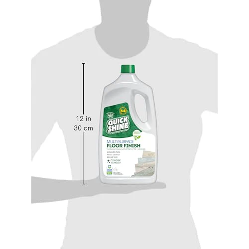 Quick Shine Multi-Surface Floor Finish-Polish 64oz-4pk | Safer Choice, No PFAS, pH Neutral Clean Shine Technology | Squirt & Spread | For Wood, Laminate, LVP, LVT, Tile & Stone | Made in USA - Image 3