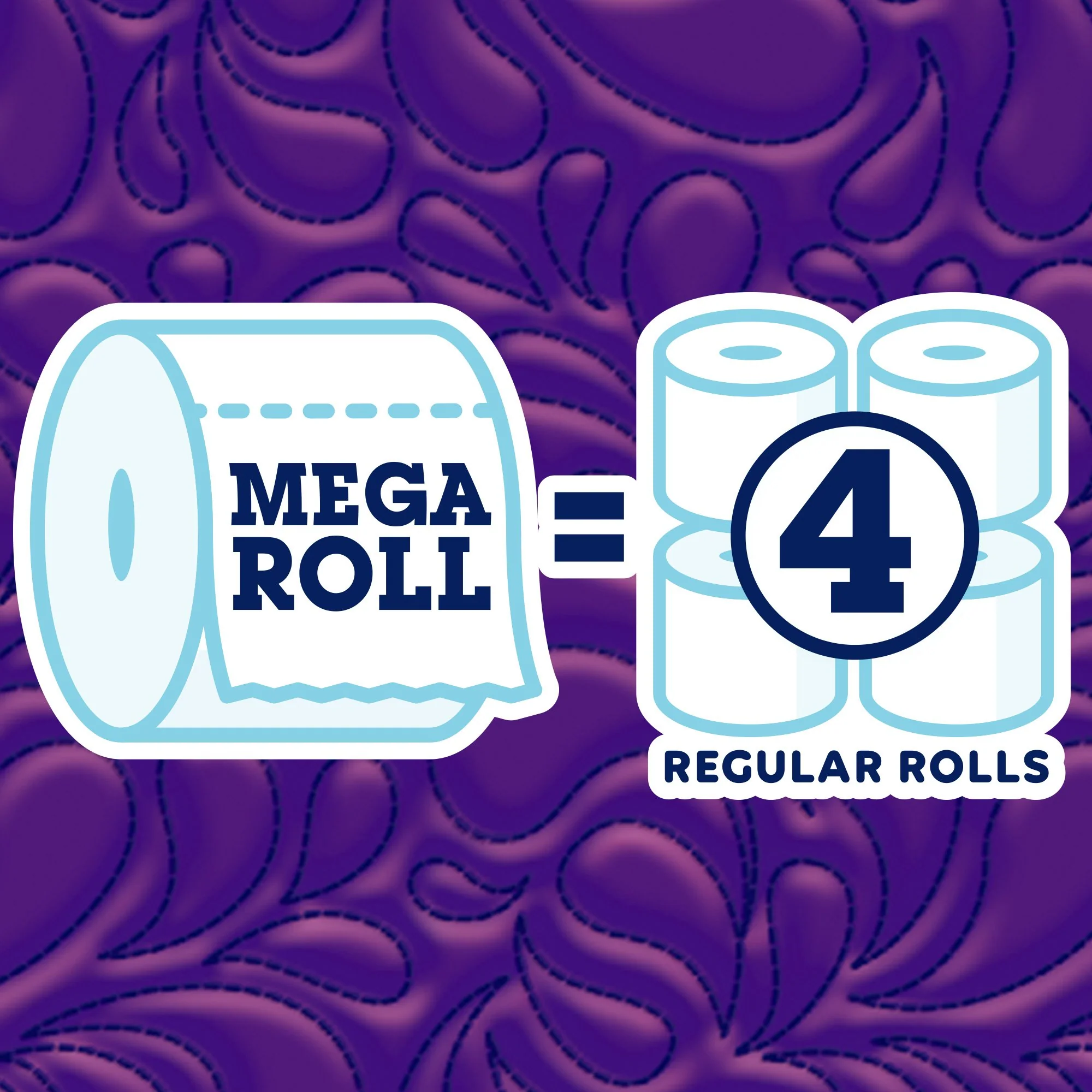 Quilted Northern Ultra Plush Mega-Roll Toilet Paper, Pack of 9 Mega Rolls, Equivalent to 36 Regular Rolls - Image 5