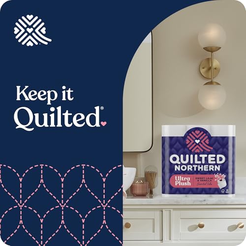 Quilted Northern Ultra Plush Toilet Paper with Sweet Lilac & Vanilla Scented Tube, 6 Mega Rolls = 24 Regular Rolls, 3 Ply Soft Toilet Tissue - Image 2