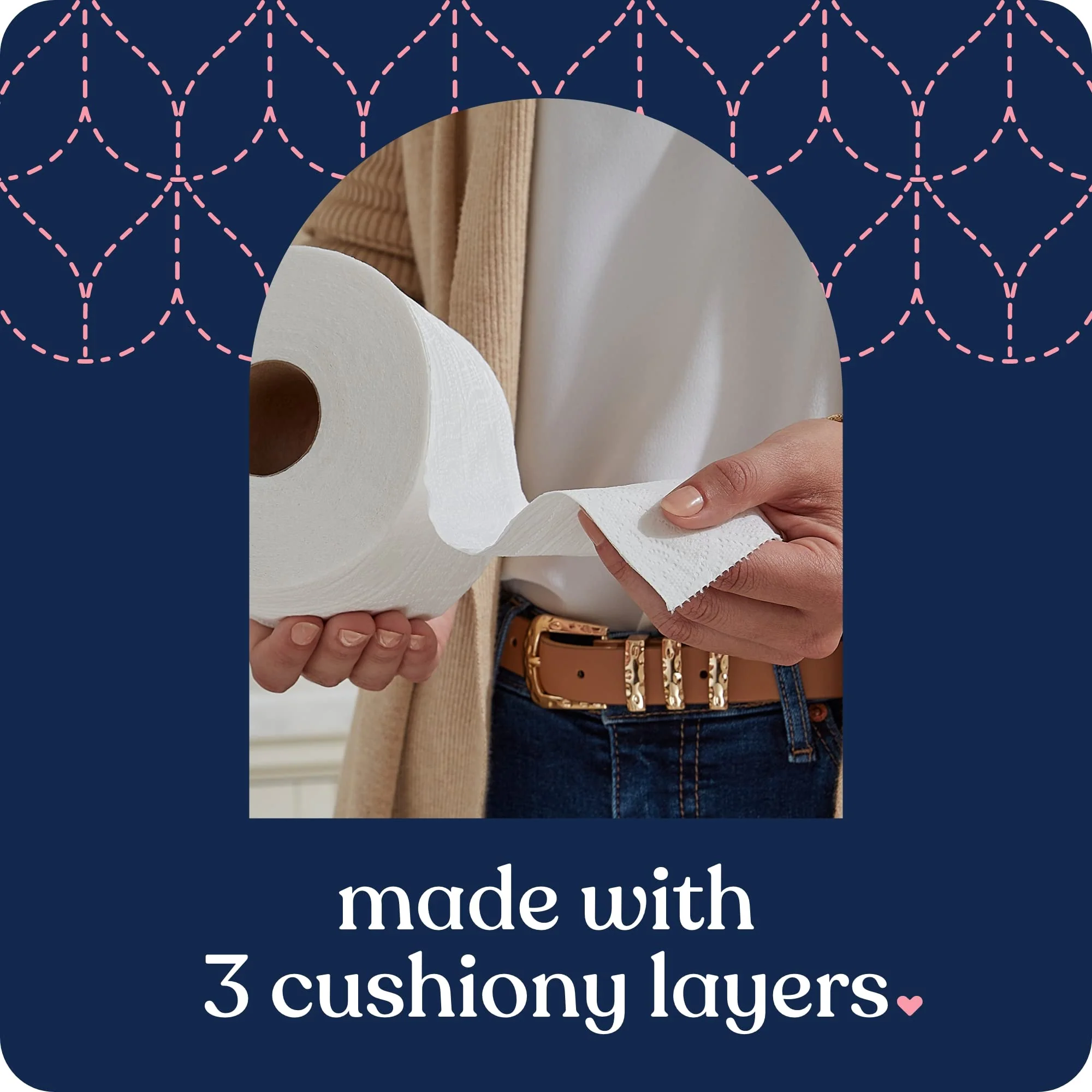 Quilted Northern Ultra Plush Toilet Paper with Sweet Lilac & Vanilla Scented Tube, 6 Mega Rolls = 24 Regular Rolls, 3 Ply Soft Toilet Tissue - Image 7