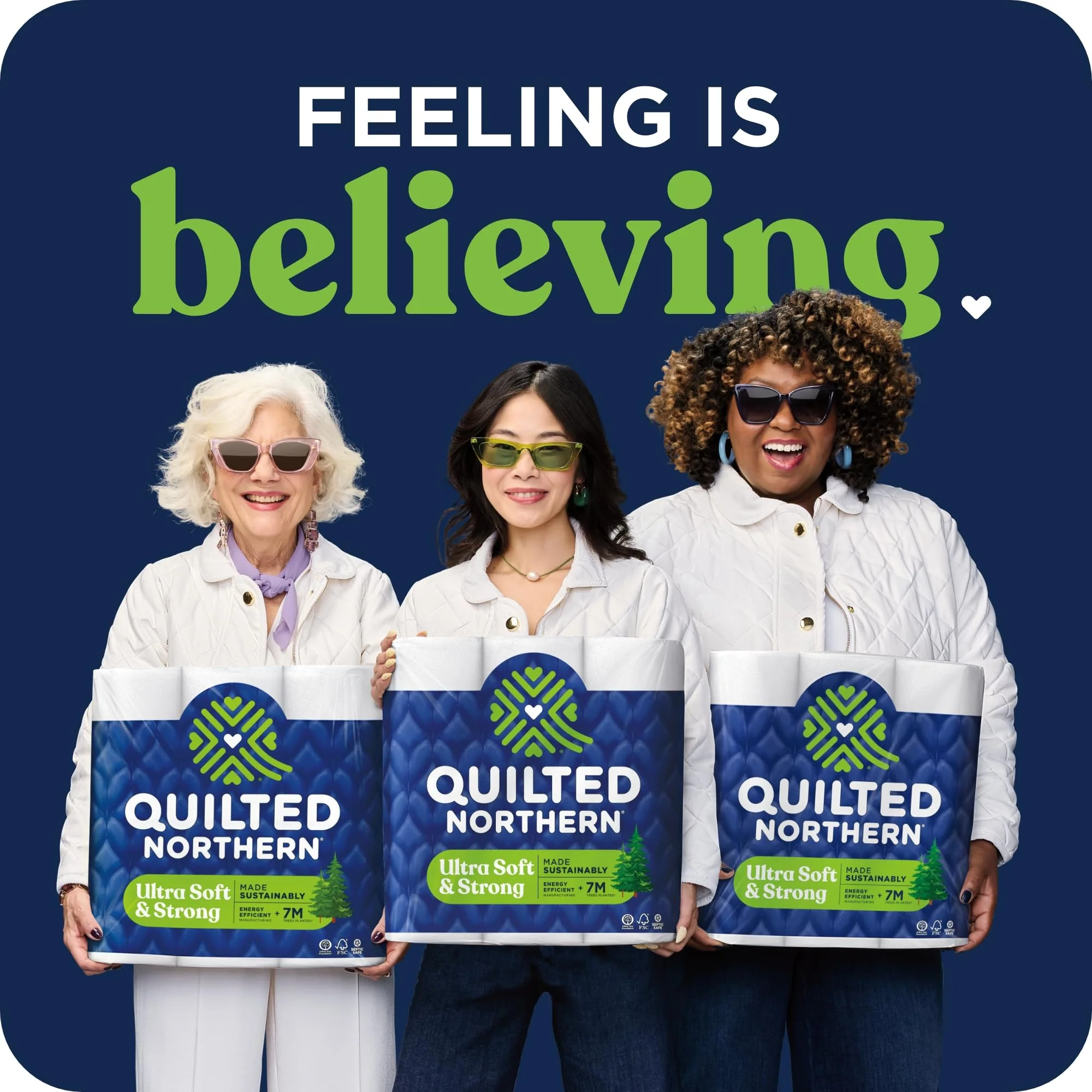 Quilted Northern Ultra Soft & Strong Toilet Paper, 32 Mega Rolls = 128 Regular Rolls, 5X Stronger*, Premium Soft Toilet Tissue - Image 7