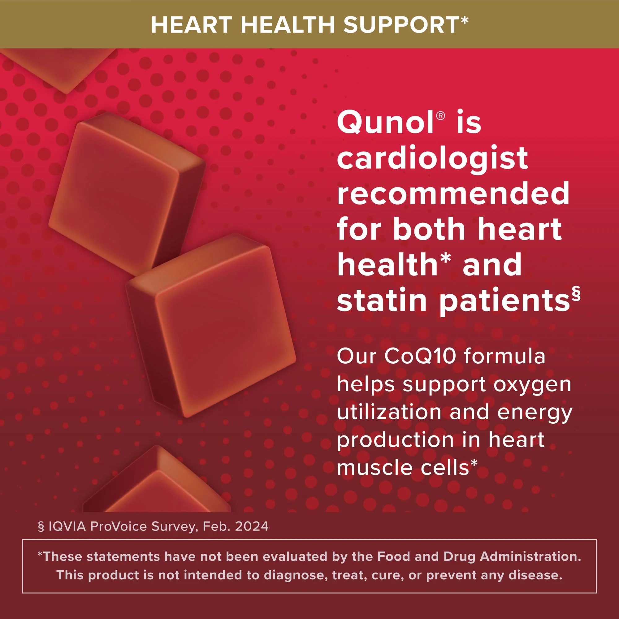Qunol CoQ10 200mg Soft Chews, Extra Strength & Ultra High Absorption Coenzyme Q10 Supplement, #1 Cardiologist Recommended Supplement for Heart Health, 90 Count - Image 6