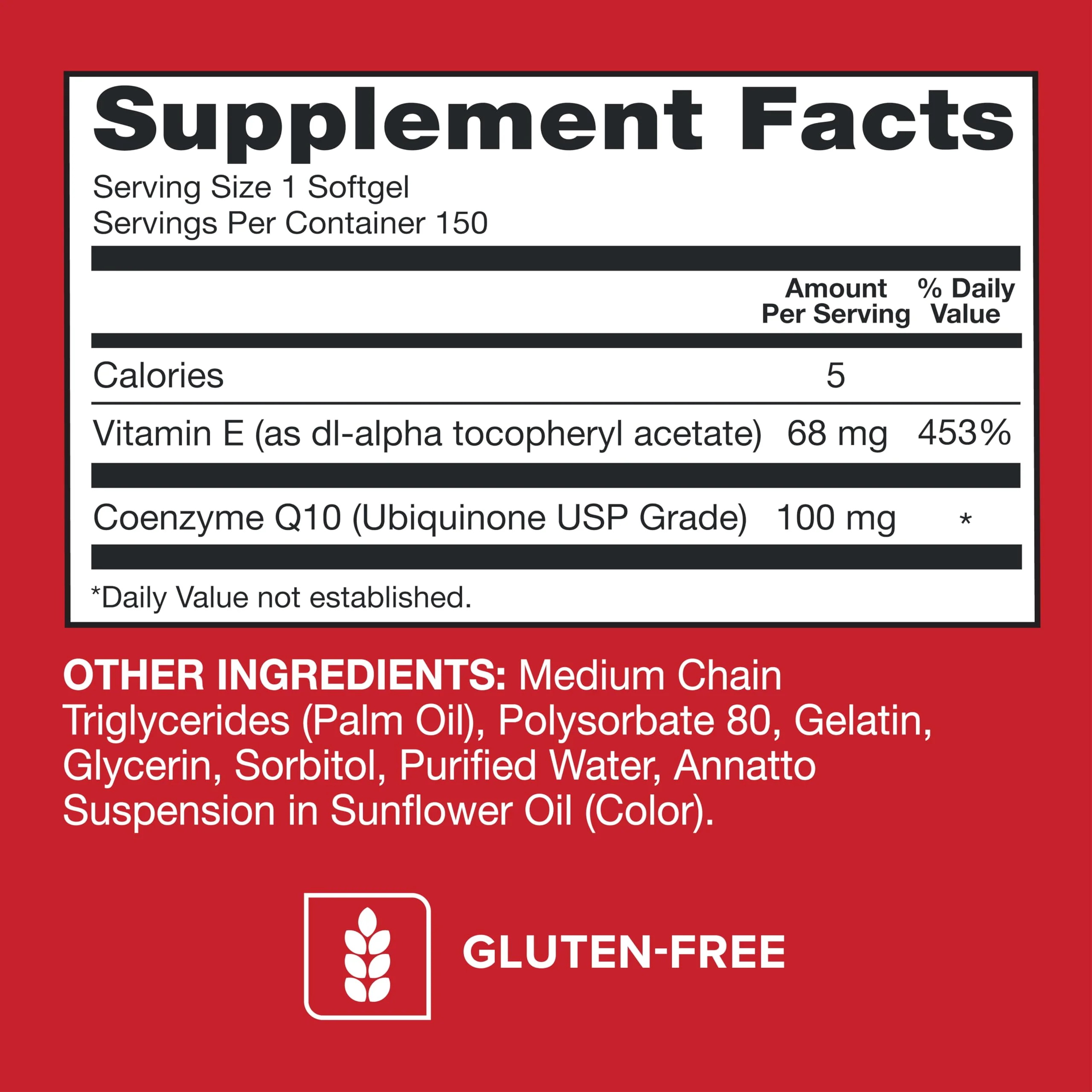 Qunol Ultra CoQ10 100mg Softgels- 3X Better Absorption Coenzyme Q10 Supplements - Antioxidant Supplement for Vascular and Heart Health & Energy Production - 5 Month Supply - 150 Count - Image 3