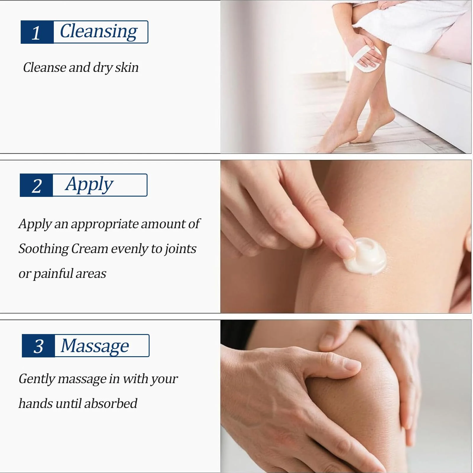 QUZOYU Capsacare Neuropathy Relief Cream, Contains Capsaicin, Arnica, Menthol, Msm, and Glucosamine, Suitable for Feet, Hands, Legs, Muscles, Joints, and Waist, Fast Absorption, Mild & All Natural - Image 2
