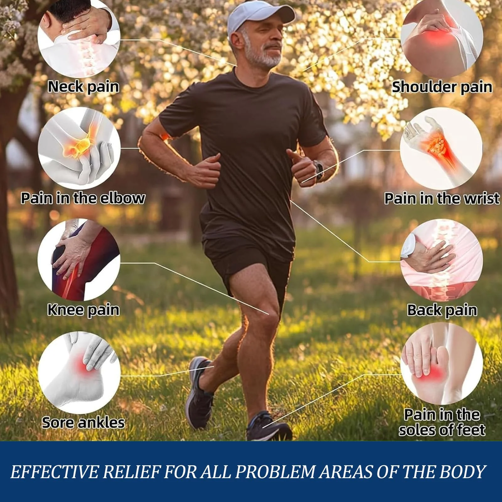 QUZOYU Capsacare Neuropathy Relief Cream, Contains Capsaicin, Arnica, Menthol, Msm, and Glucosamine, Suitable for Feet, Hands, Legs, Muscles, Joints, and Waist, Fast Absorption, Mild & All Natural - Image 3