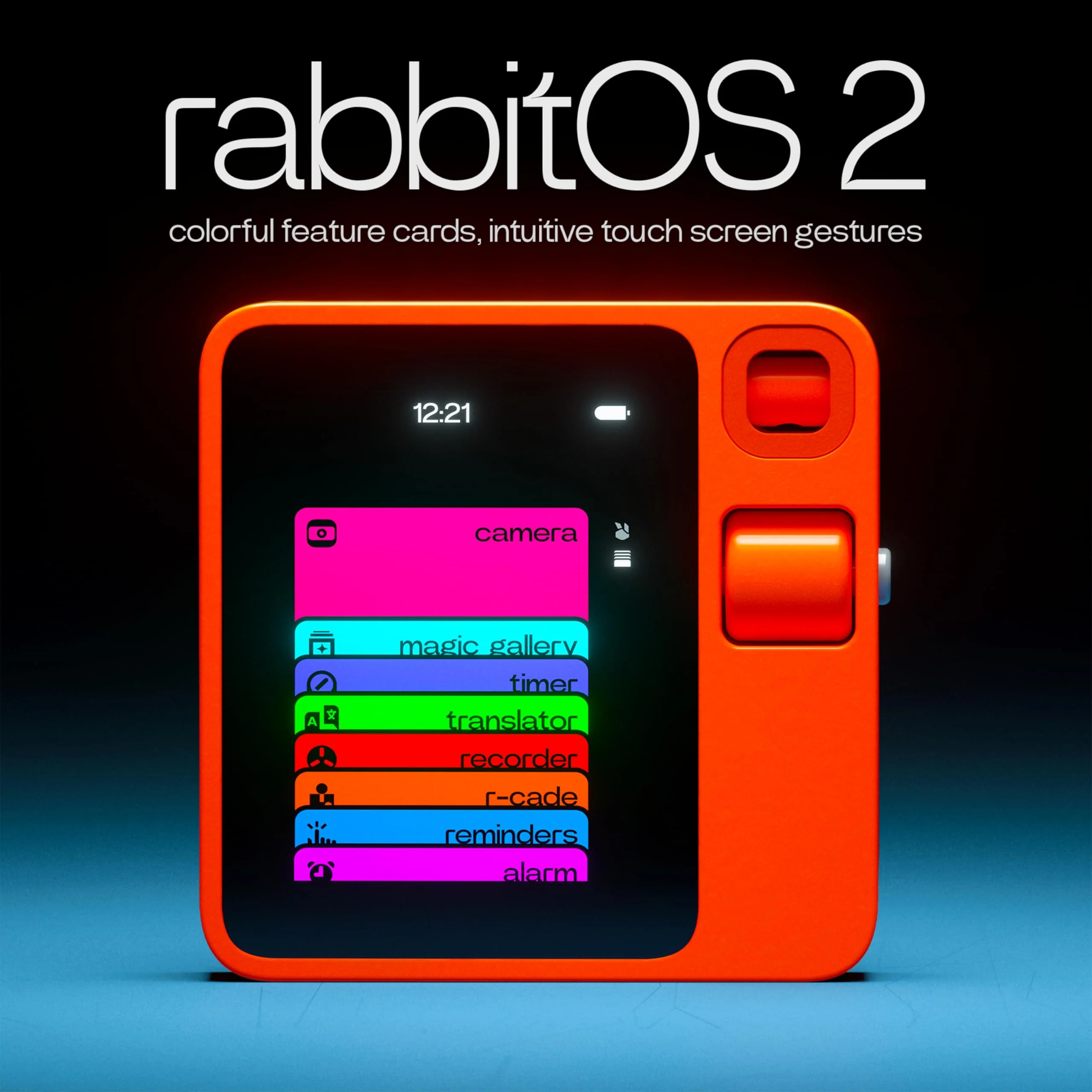 Rabbit r1 AI Voice-Activated Gadget with New and Improved AI Note Taker— No Subscription Fees — Vibe Coding and OpenClaw on Device, Voice Recorder, Unlimited Transcriptions and Meeting Summaries - Image 6