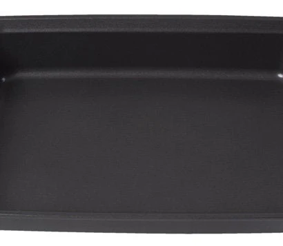 Rachael Ray Yum-o! Bakeware Oven Lovin' Nonstick Loaf Pan, 9-Inch by 5-Inch Steel Pan, Gray with Orange Handles - Image 3