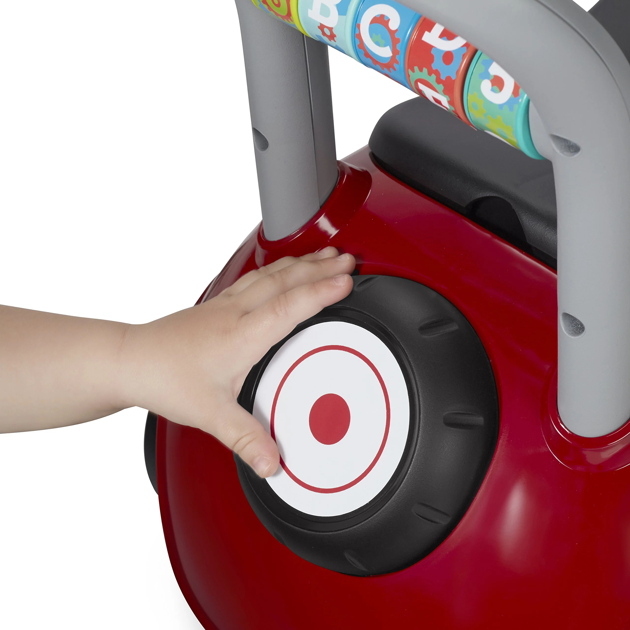 Radio Flyer Busy Buggy, for Toddlers 1-3, 3-in-1 Push Walker Ride On Car with 17 Sensory Activities, Anti-Tip Feature, Under-Seat Storage, Horn and Gears, 42 lb Capacity, Toddler Ride On Toys - Image 9