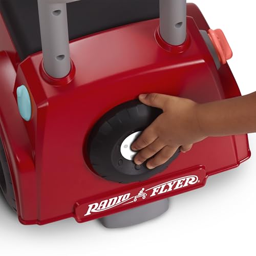 Radio Flyer Tinker Truck With Lights & Sounds, Toddler Ride On Toy, For Ages 1-3, Red - Image 4