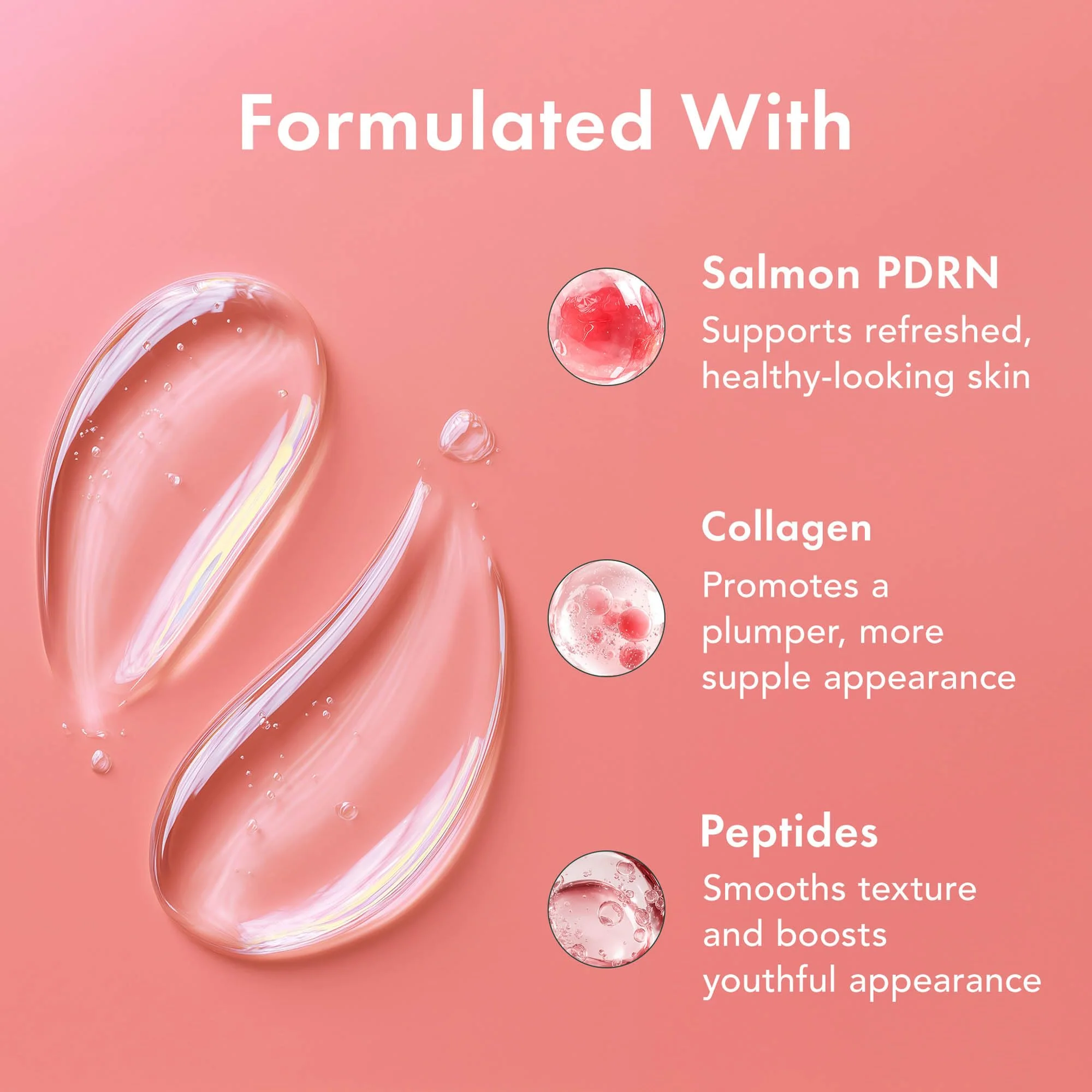 Rael Face Mask – Deep Hydration & Moisturizing Sheet Masks, Daily Skincare, Advanced PM Routine for Glowing Skin, Korean Skin Care (Collagen Salmon PDRN, 4 Count) - Image 7
