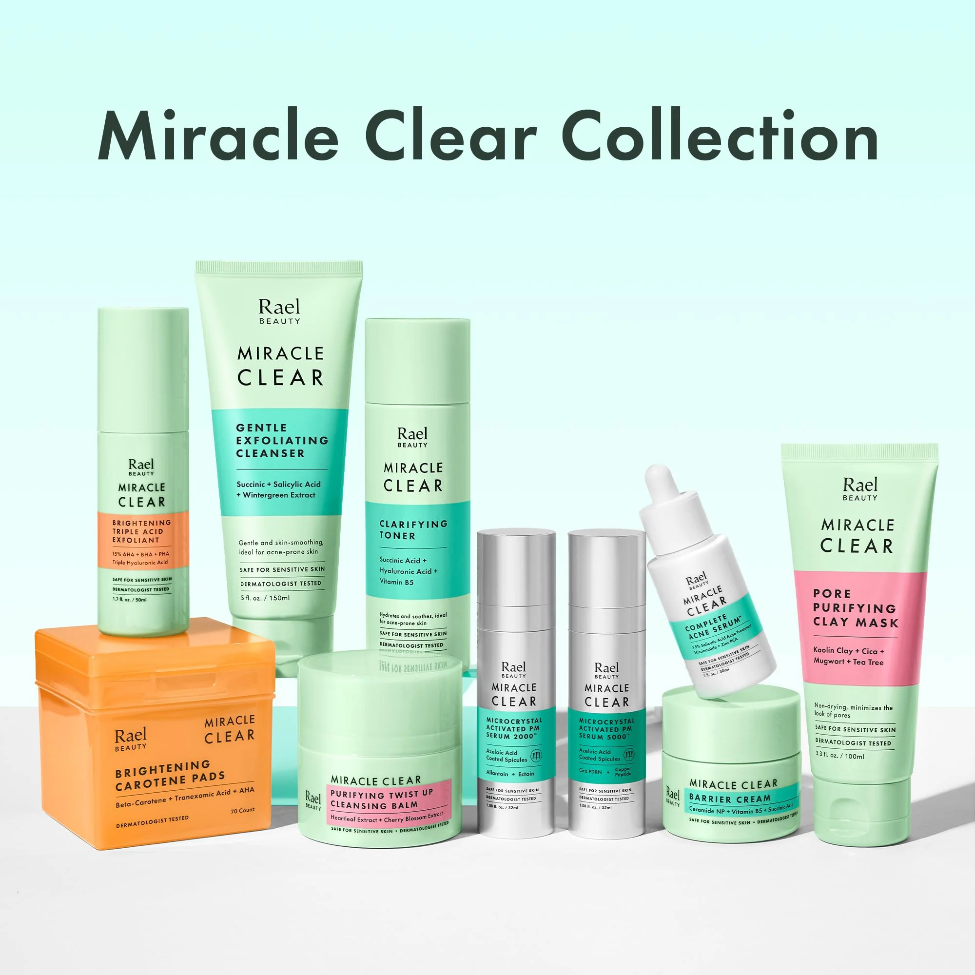 Rael Serum for Face – Miracle Clear Serum with Salicylic Acid, Niacinamide, Zinc, Pore Minimizer, Korean Skin Care (1 fl oz) - Image 3