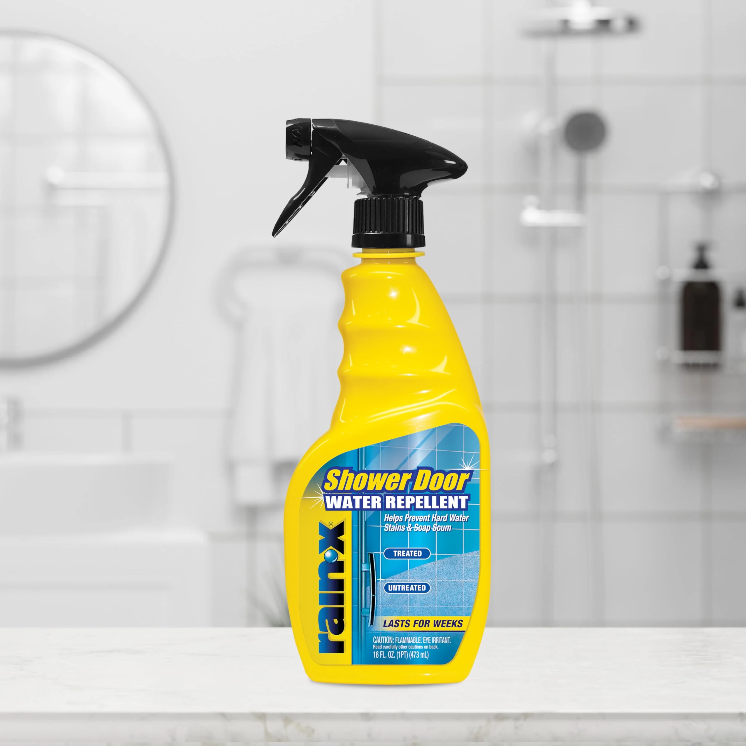 Rain-X 630542 Shower Door Water Repellent, Protects Glass Shower & Doors From Soap Residue And Hard Water Stains Leaving Your Bathroom Beautiful (Pack of 2) - Image 2