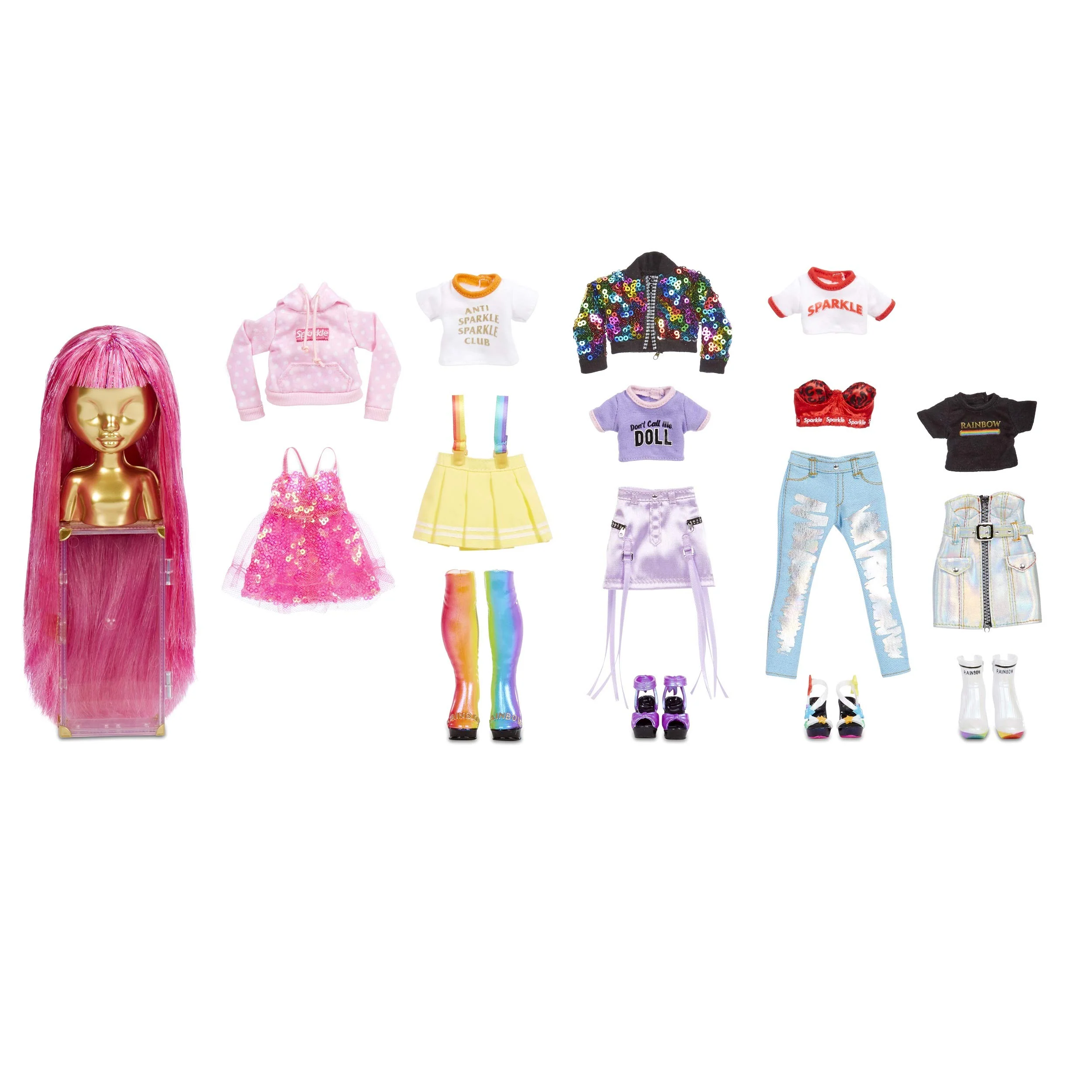 Rainbow High Fashion Studio - Exclusive Doll With Clothing, Accessories & 2 Sparkly Wigs - Create 300+ Looks - Image 4
