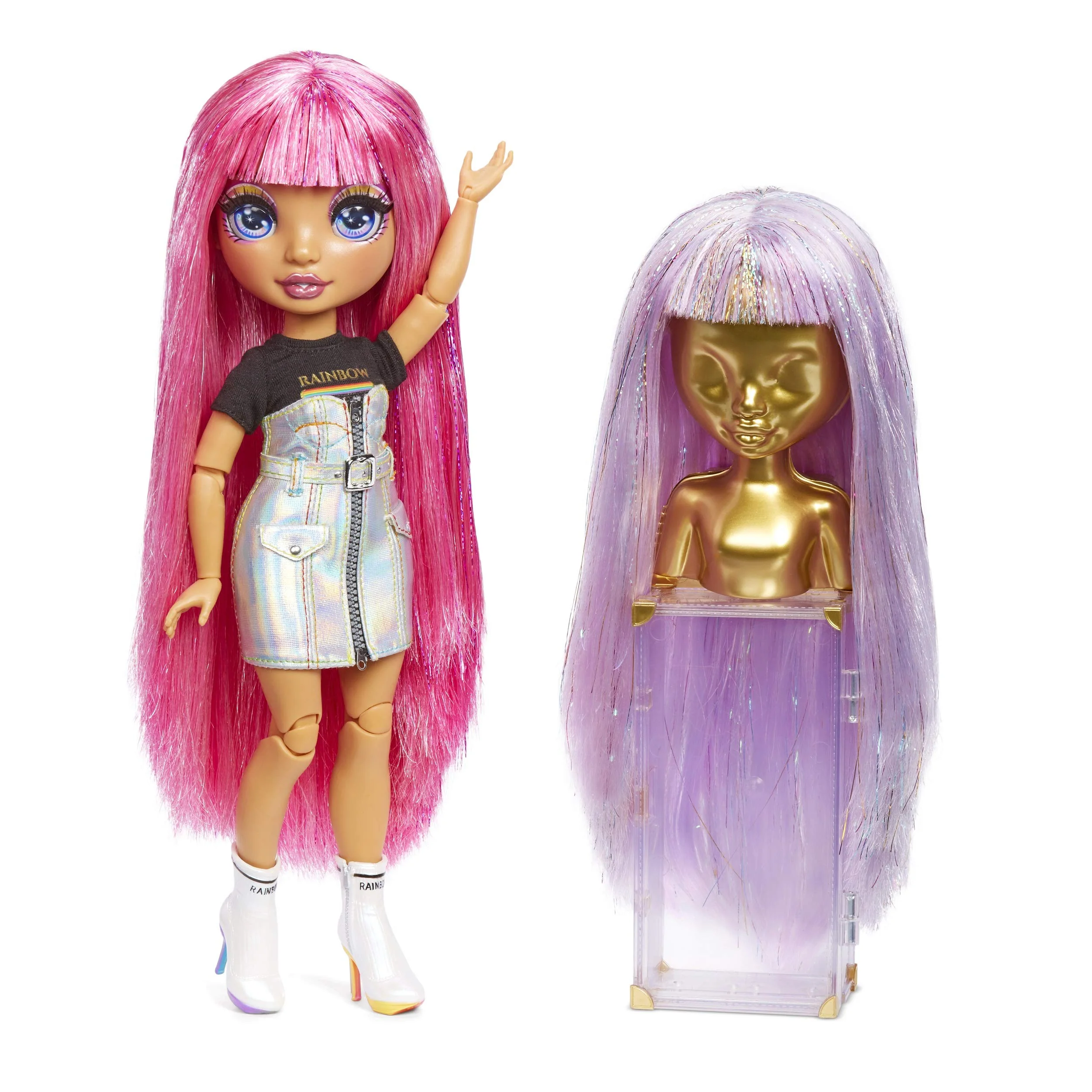 Rainbow High Fashion Studio - Exclusive Doll With Clothing, Accessories & 2 Sparkly Wigs - Create 300+ Looks - Image 5