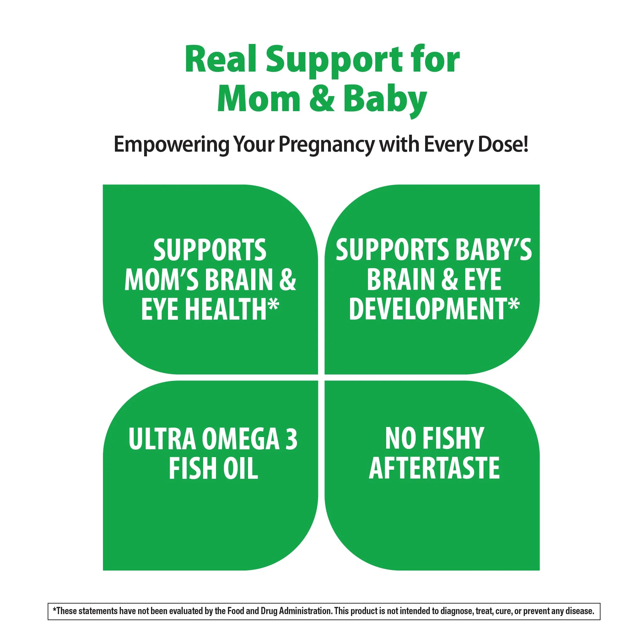 Rainbow Light Prenatal DHA Vitamins for Women | 180 Softgels | Ultra Omega 3 Fish Oil (EPA & DHA) | Supports Brain & Eye Health for Mom and Baby | for Pregnancy & Nursing - Image 4