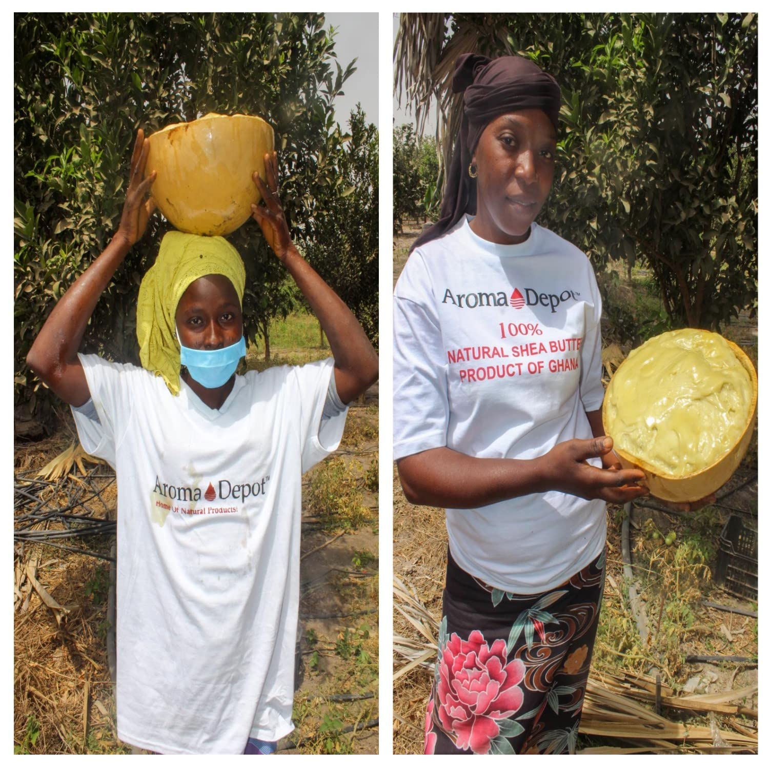 Raw African Shea Butter 32 oz Ivory/White Grade A 100% Pure Natural Unrefined Fresh Moisturizing, Ideal for Dry and Cracked Skin. It can be used in Body, Hair and Face. - Image 4