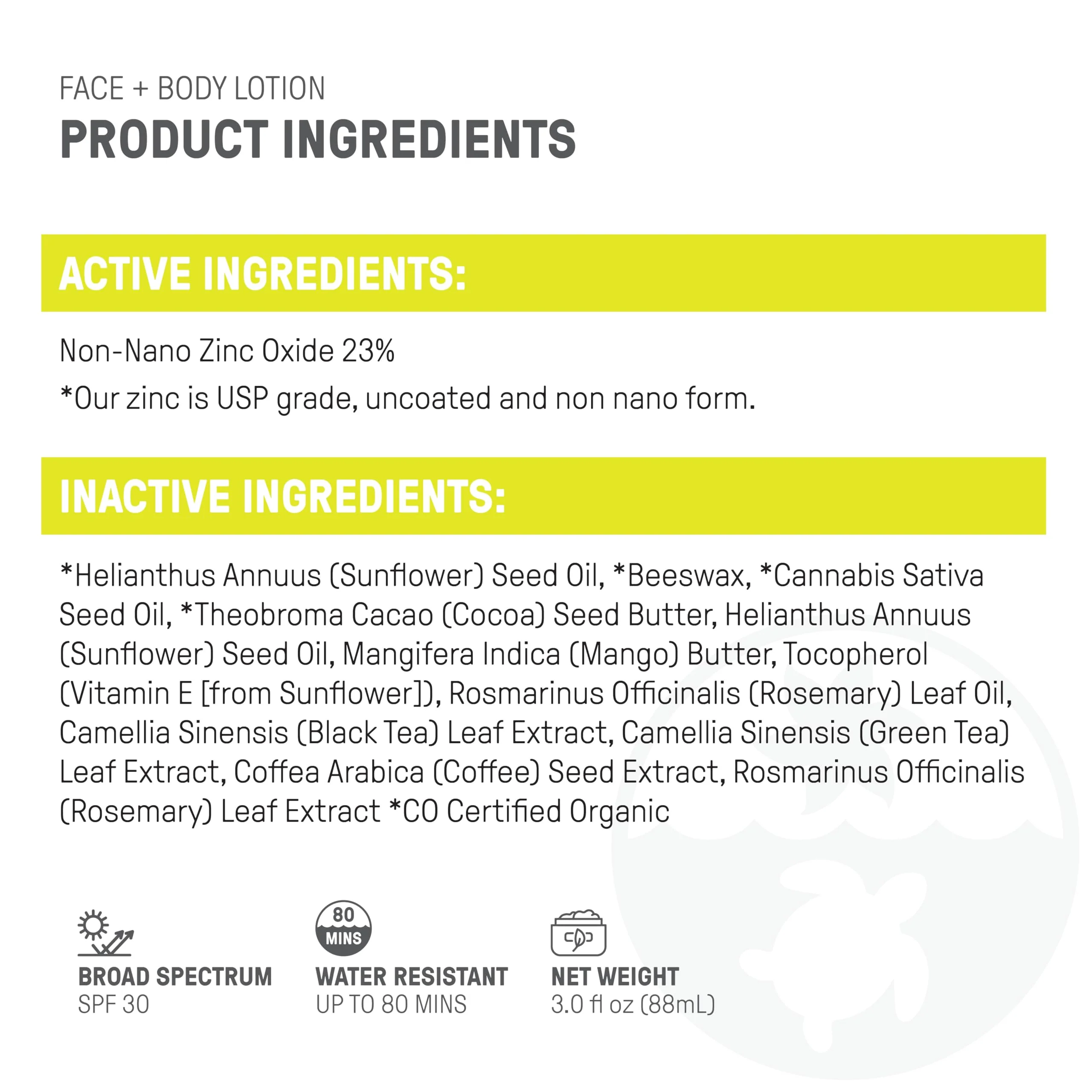 Raw Elements Face and Body Mineral Sunscreen SPF 30 Tube, Organic Sunblock Daily Protection, Non Toxic Reef Safe, Water Resistant, Cruelty Free, 3 oz (Pack of 1) - Image 4
