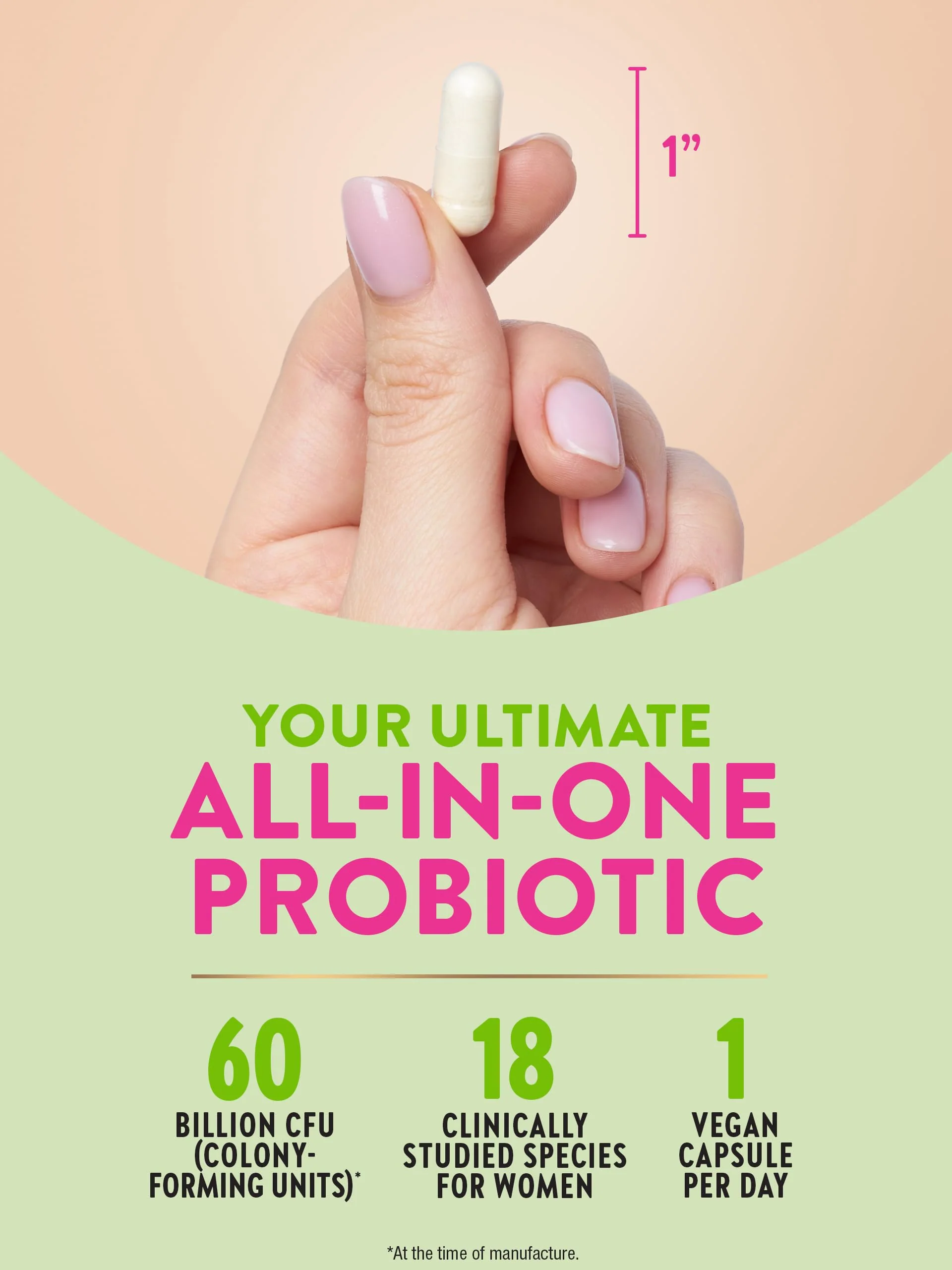 Raw Flora Women's Probiotics | Dr. Formulated 60 Billion CFU + Prebiotics | Digestive, Vaginal & Urinary Support | 33 Vegan Capsules with Cranberry & D-Mannose | Shelf Stable - Image 7