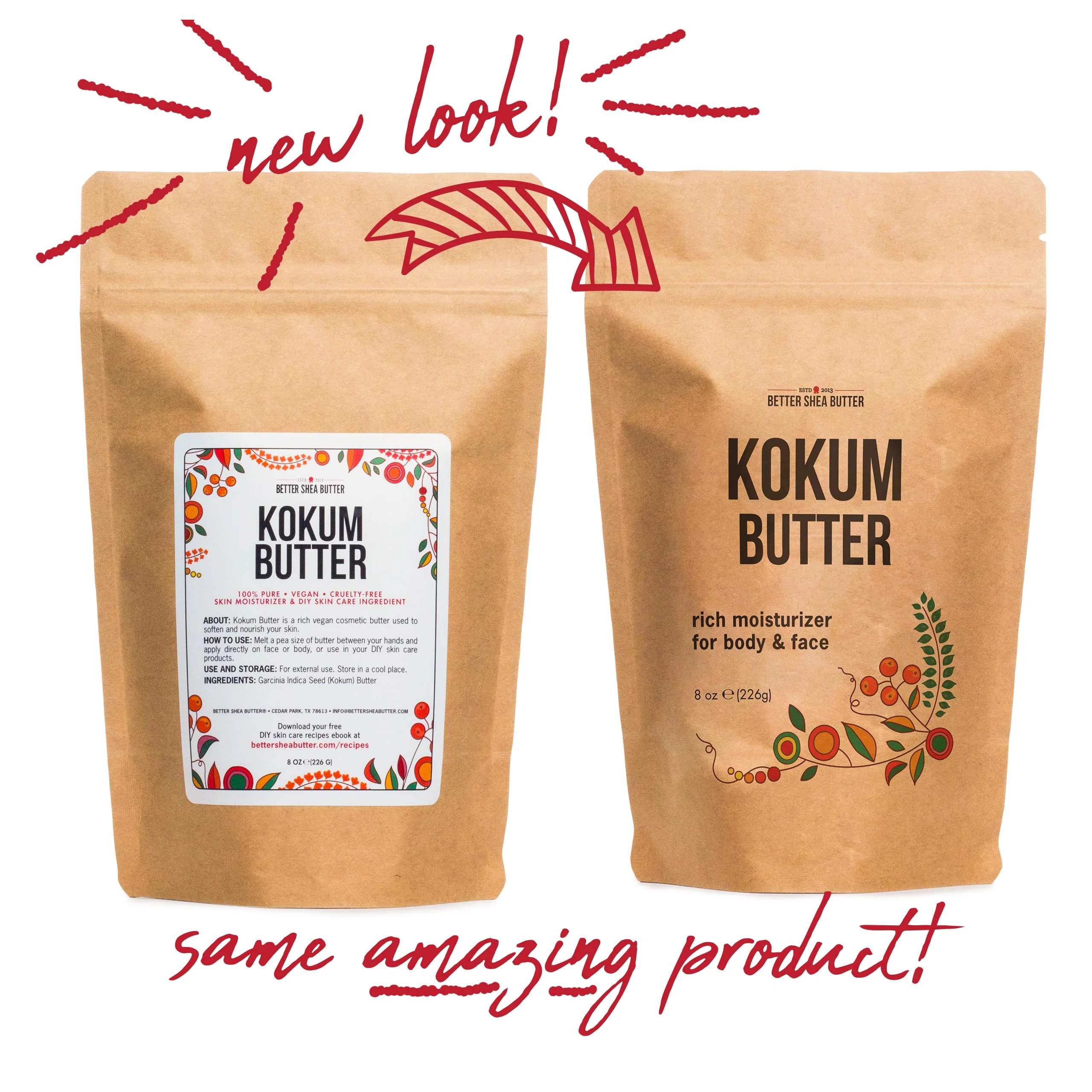 Raw Kokum Butter Unrefined - Body Butter Bar for Soap Making and DIY Skin and Hair Care Products - Pure, Unscented Moisturizer for Lotion Base - 8 oz Block - Image 6
