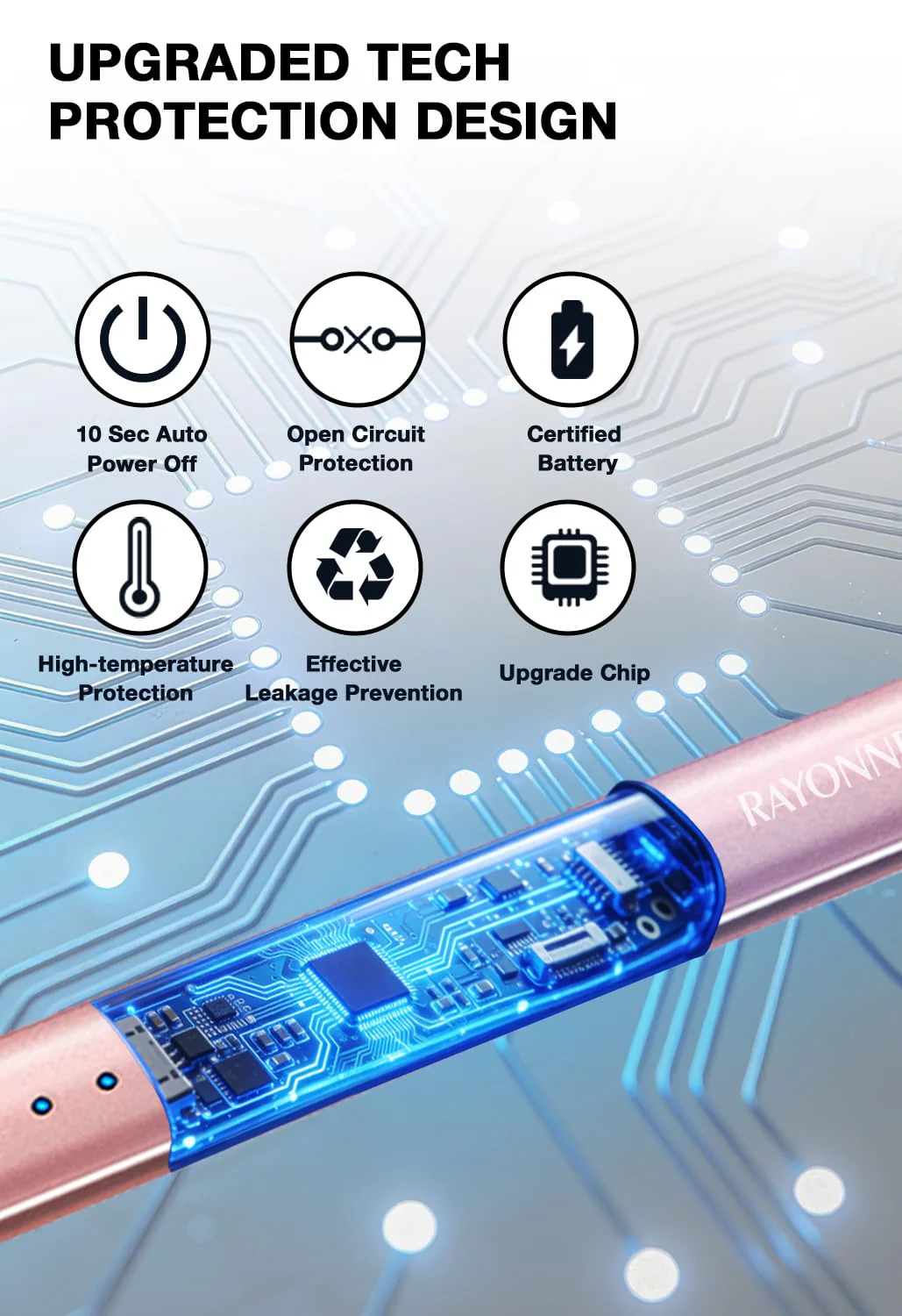 RAYONNER Electric Candle Lighter - USB Rechargeable, Flameless Plasma, Windproof, Pocket Size for Candle, Cooking, BBQ, Firework (Rose Gold, 3 Pack) - Image 3