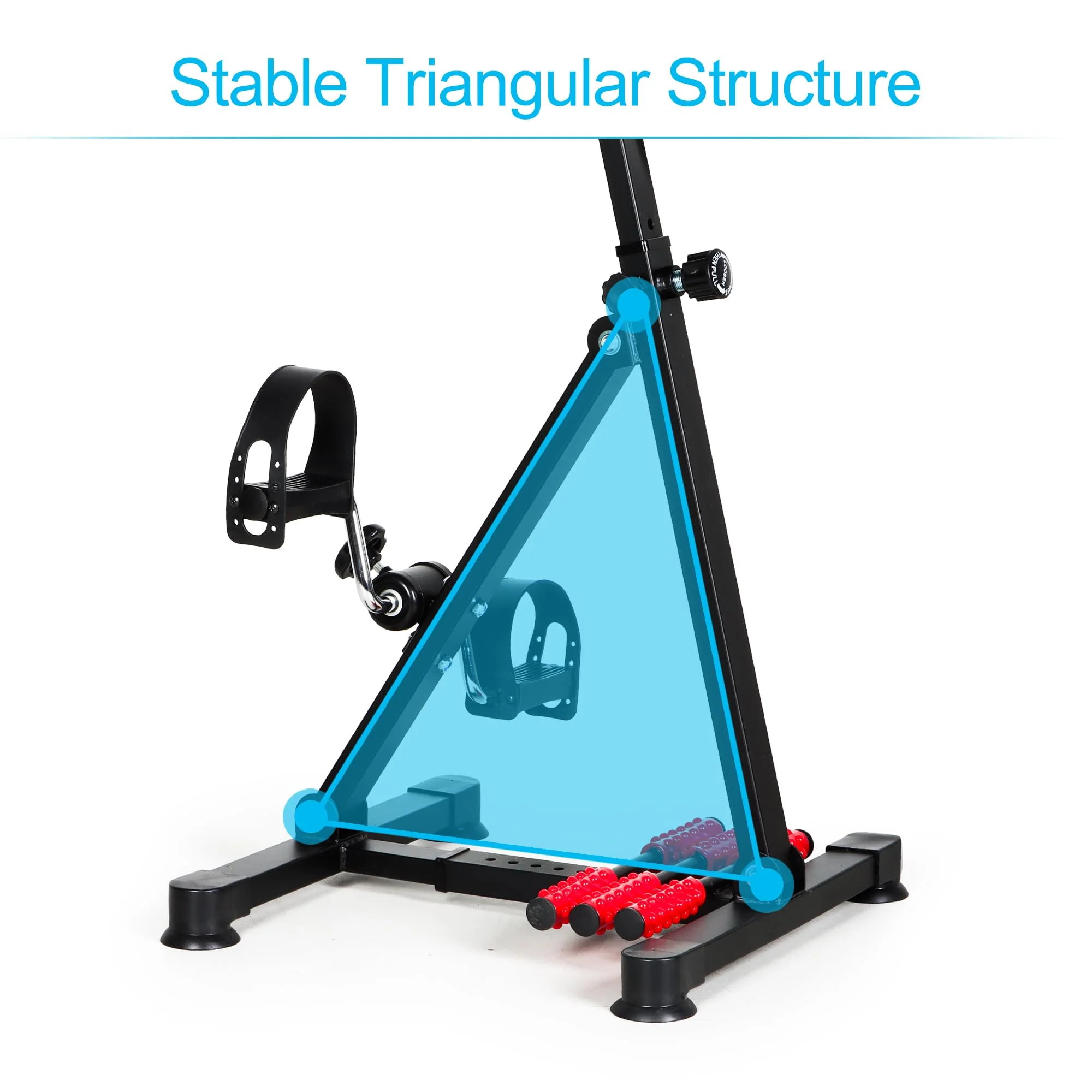 REAQER Pedal Exerciser Bike Hand Arm Leg and Knee Stroke Recovery Equipment for Seniors, Elderly physical therapy sit exercise - Image 6